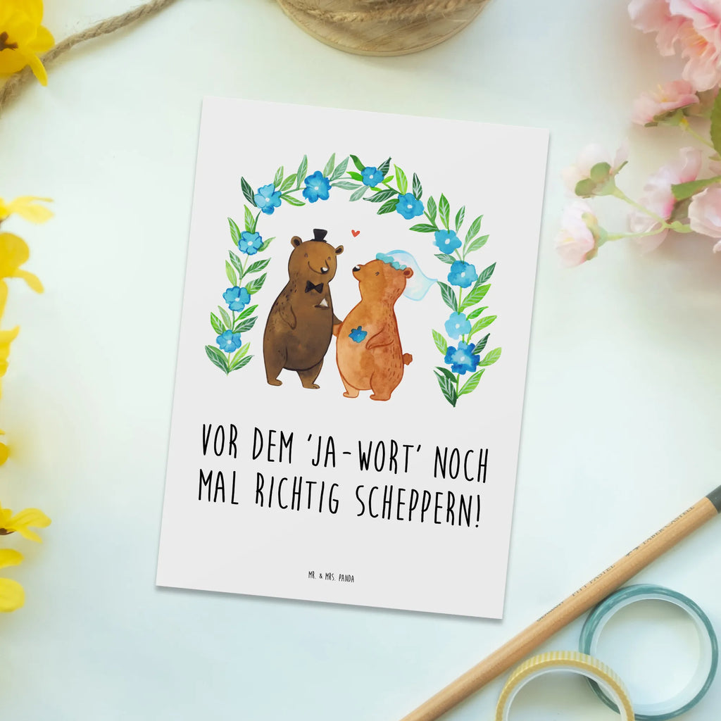 Postcard Vor dem 'Ja-Wort' noch mal richtig scheppern! Einladung Geburtstag, Geschenkkarte, Postkarte, Dankeskarte, Ansichtskarten, Einladungskarte, Einladungskarten Geburtstag, Karte, Einladung, Grußkarte, Geburtstagskarte, Ansichtskarte, Hochzeit, Hochzeitsgeschenk, Ehe, Hochzeitsfeier, Trauung, Trauungsgeschenk, Hochzeitskarte, Verlobungsfeier, Verlobungsgeschenk, Hochzeitsgeschenkideen, Hochzeitsgeschenke für Brautpaar