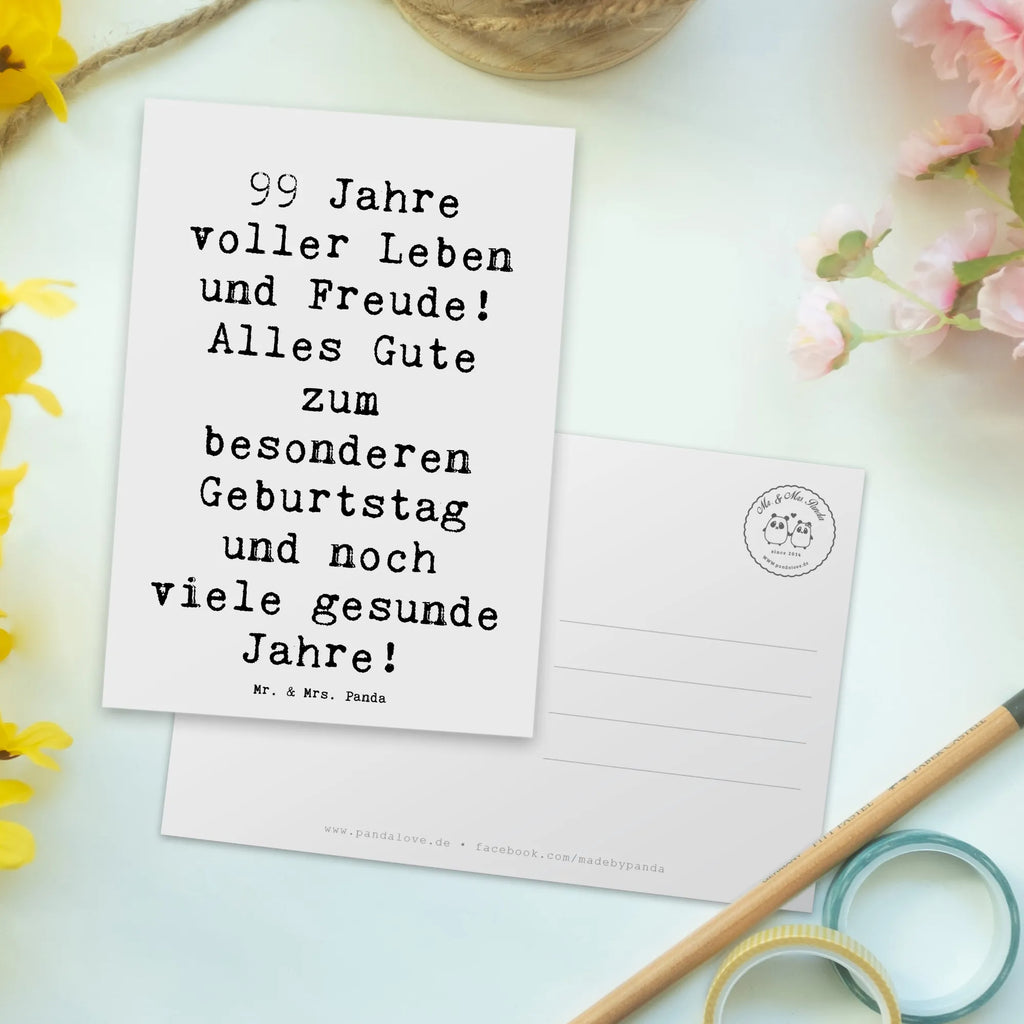 Postcard Saying 99 Jahre voller Leben und Freude! Alles Gute zum besonderen Geburtstag und noch viele gesunde Jahre! Grußkarte, Einladung, Postkarte, Geschenkkarte, Einladung Geburtstag, Ansichtskarten, Einladungskarten Geburtstag, Karte, Geburtstagskarte, Dankeskarte, Einladungskarte, Ansichtskarte, Geburtstag, Geburtstagsgeschenk, Geschenk