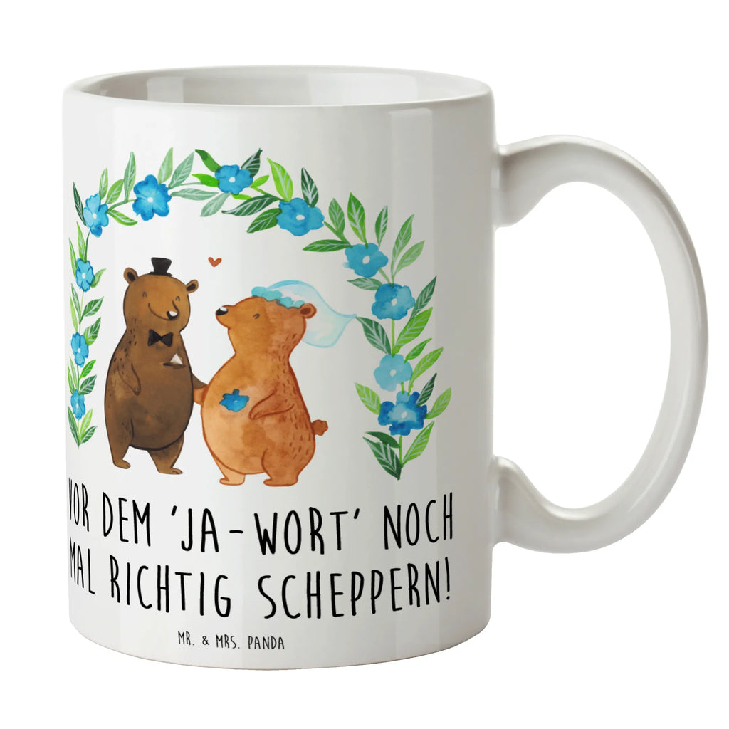 Mug Vor dem 'Ja-Wort' noch mal richtig scheppern! Tasse mit Motiven, Geschenktasse, Tasse mit Zitaten, Teetasse, Bürotasse, Tasse, Kaffeetasse, Keramiktasse, Porzellantasse, Hochzeit, Hochzeitsgeschenk, Ehe, Hochzeitsfeier, Trauung, Trauungsgeschenk, Hochzeitskarte, Verlobungsfeier, Verlobungsgeschenk, Hochzeitsgeschenkideen, Hochzeitsgeschenke für Brautpaar