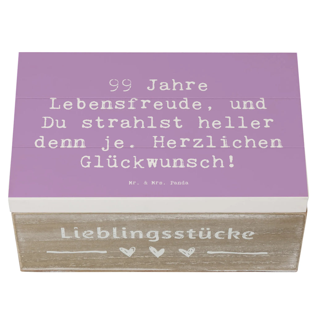 Holzkiste Spruch 99. Geburtstag Lebensfreude Schatulle, Holzkiste, Schatzkiste, Erinnerungskiste, Aufbewahrungsbox, XXL, Truhe, Geschenkdose, Kiste, Dekokiste, Geschenkbox, Erinnerungsbox, Geburtstag, Geburtstagsgeschenk, Geschenk