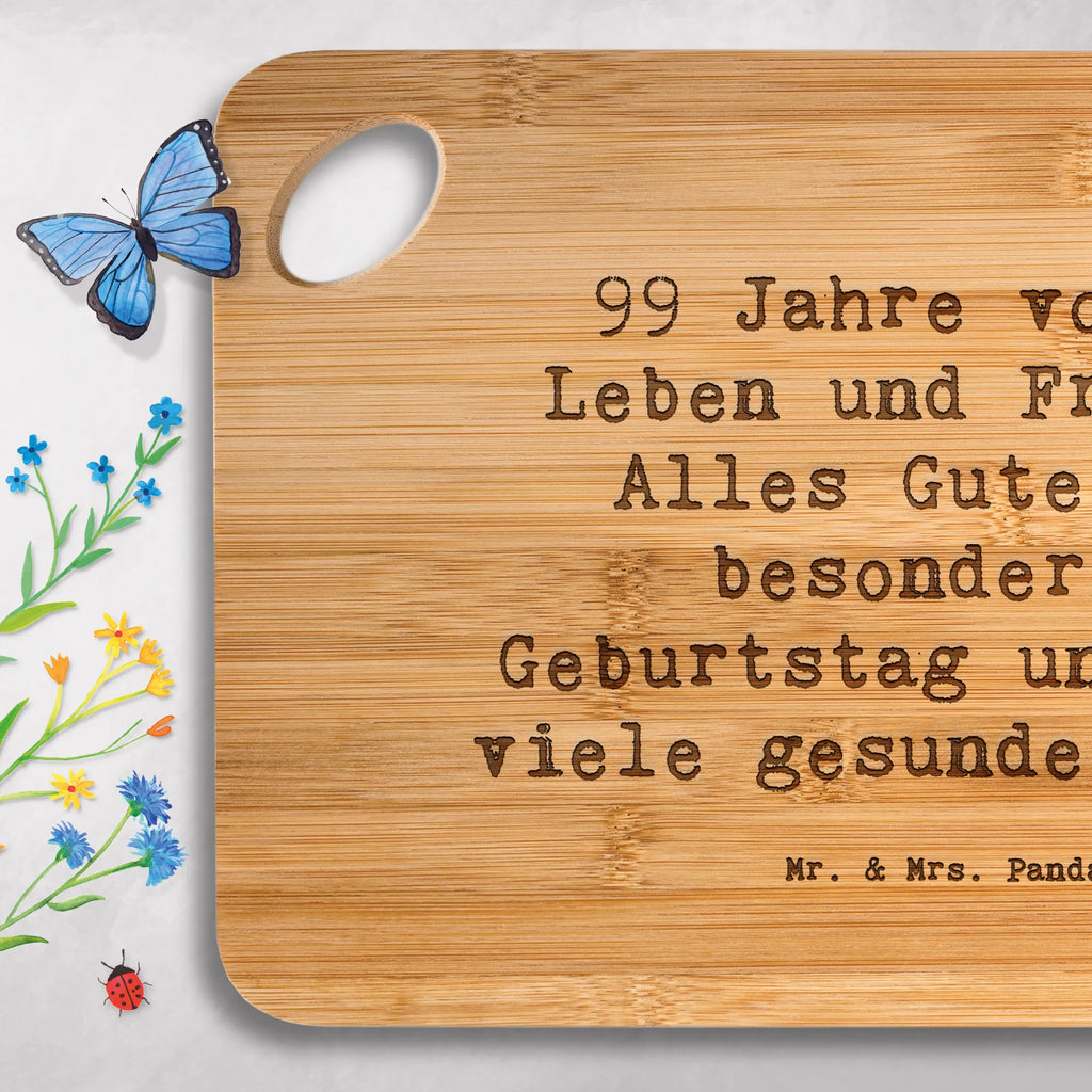 Hackbrett Spruch 99. Geburtstag Hackbrett, Servierbrett, Holzbrett, Holzbrettchen, Schneidebrett, Frühstücksbrett, Brett, Küchenbrett, Geburtstag, Geburtstagsgeschenk, Geschenk