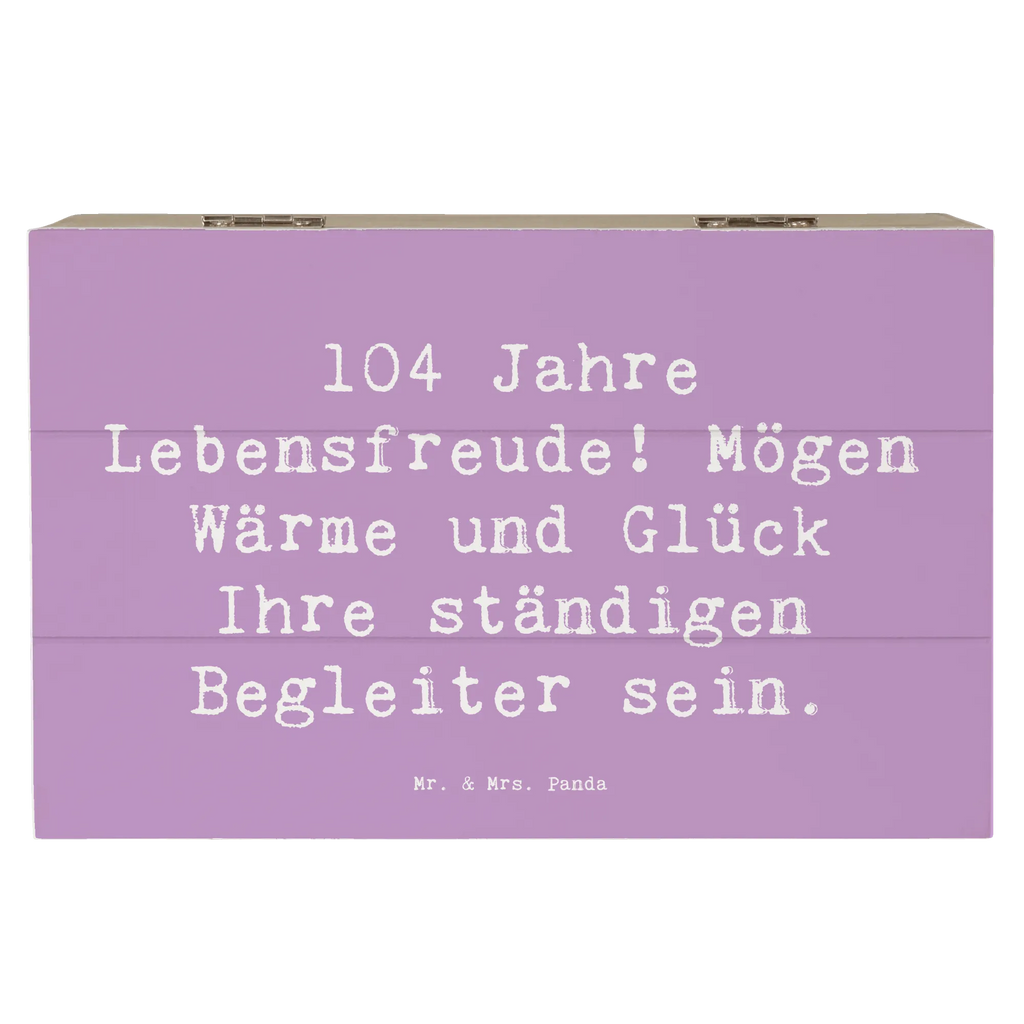 Holzkiste Spruch 104. Geburtstag Lebensfreude XXL, Geschenkbox, Schatulle, Holzkiste, Geschenkdose, Erinnerungskiste, Kiste, Aufbewahrungsbox, Schatzkiste, Dekokiste, Truhe, Erinnerungsbox, Geburtstag, Geburtstagsgeschenk, Geschenk