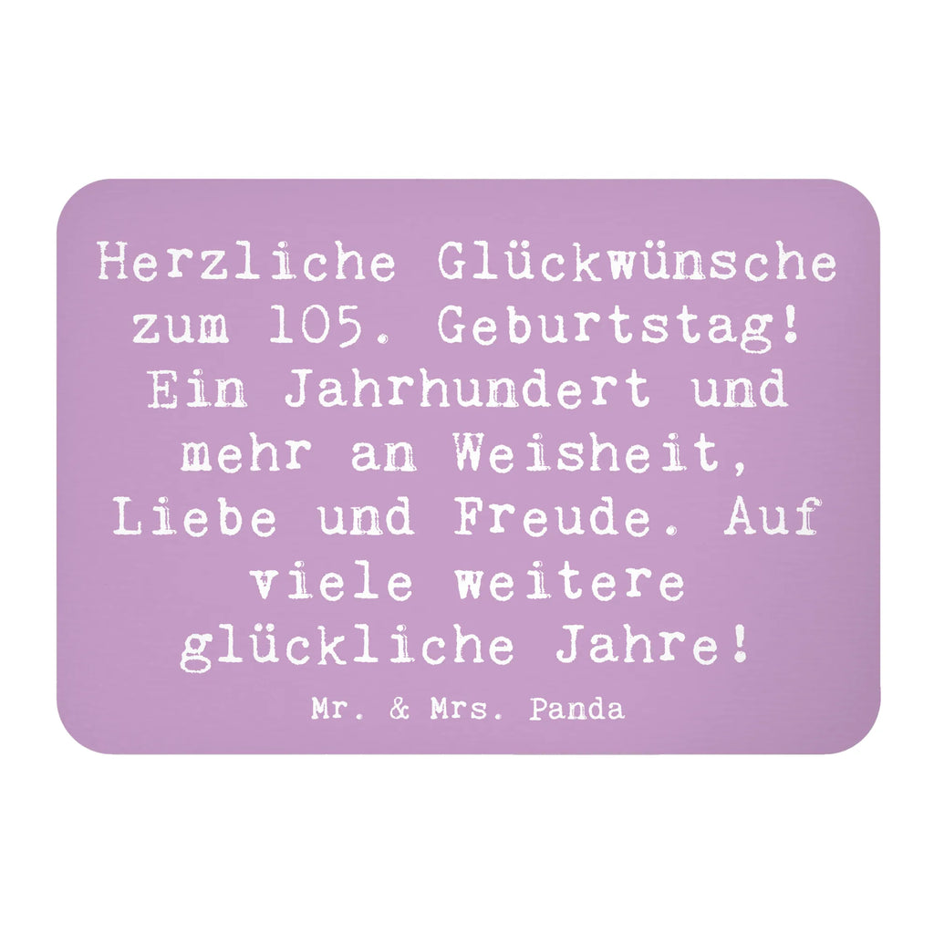 Magnet Spruch 105. Geburtstag Notiz Magnet, Kühlschrank Dekoration, Motivmagnete, Whiteboard Magnet, Pinnwandmagnet, Souvenir Magnet, Dekomagnet, Kühlschrankmagnet, Geburtstag, Geburtstagsgeschenk, Geschenk