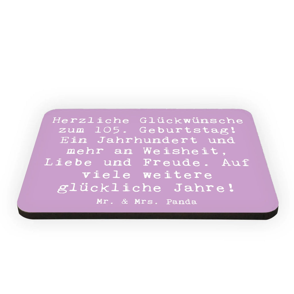 Magnet Spruch 105. Geburtstag Notiz Magnet, Kühlschrank Dekoration, Motivmagnete, Whiteboard Magnet, Pinnwandmagnet, Souvenir Magnet, Dekomagnet, Kühlschrankmagnet, Geburtstag, Geburtstagsgeschenk, Geschenk