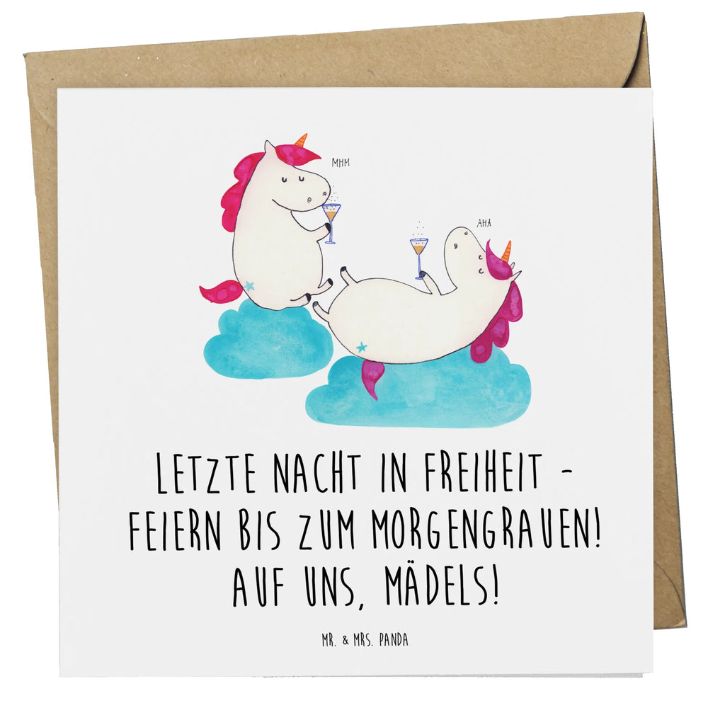 Deluxe Card Letzte Nacht in Freiheit - Feiern bis zum Morgengrauen! Auf uns, Mädels! Hochwertige Klappkarte, Glückwunschkarte, Klappkarte, Hochzeitskarte, Karte, Grußkarte, Einladungskarte, Hochwertige Grußkarte, Geburtstagskarte, Hochzeit, Hochzeitsgeschenk, Ehe, Hochzeitsfeier, Trauung, Trauungsgeschenk, Verlobungsfeier, Verlobungsgeschenk, Hochzeitsgeschenkideen, Hochzeitsgeschenke für Brautpaar