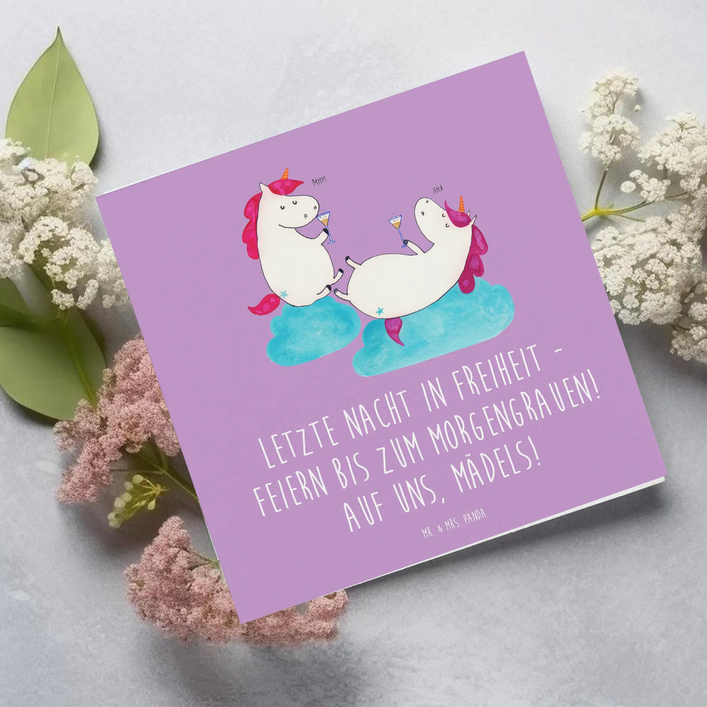 Deluxe Card Letzte Nacht in Freiheit - Feiern bis zum Morgengrauen! Auf uns, Mädels! Hochwertige Klappkarte, Glückwunschkarte, Klappkarte, Hochzeitskarte, Karte, Grußkarte, Einladungskarte, Hochwertige Grußkarte, Geburtstagskarte, Hochzeit, Hochzeitsgeschenk, Ehe, Hochzeitsfeier, Trauung, Trauungsgeschenk, Verlobungsfeier, Verlobungsgeschenk, Hochzeitsgeschenkideen, Hochzeitsgeschenke für Brautpaar