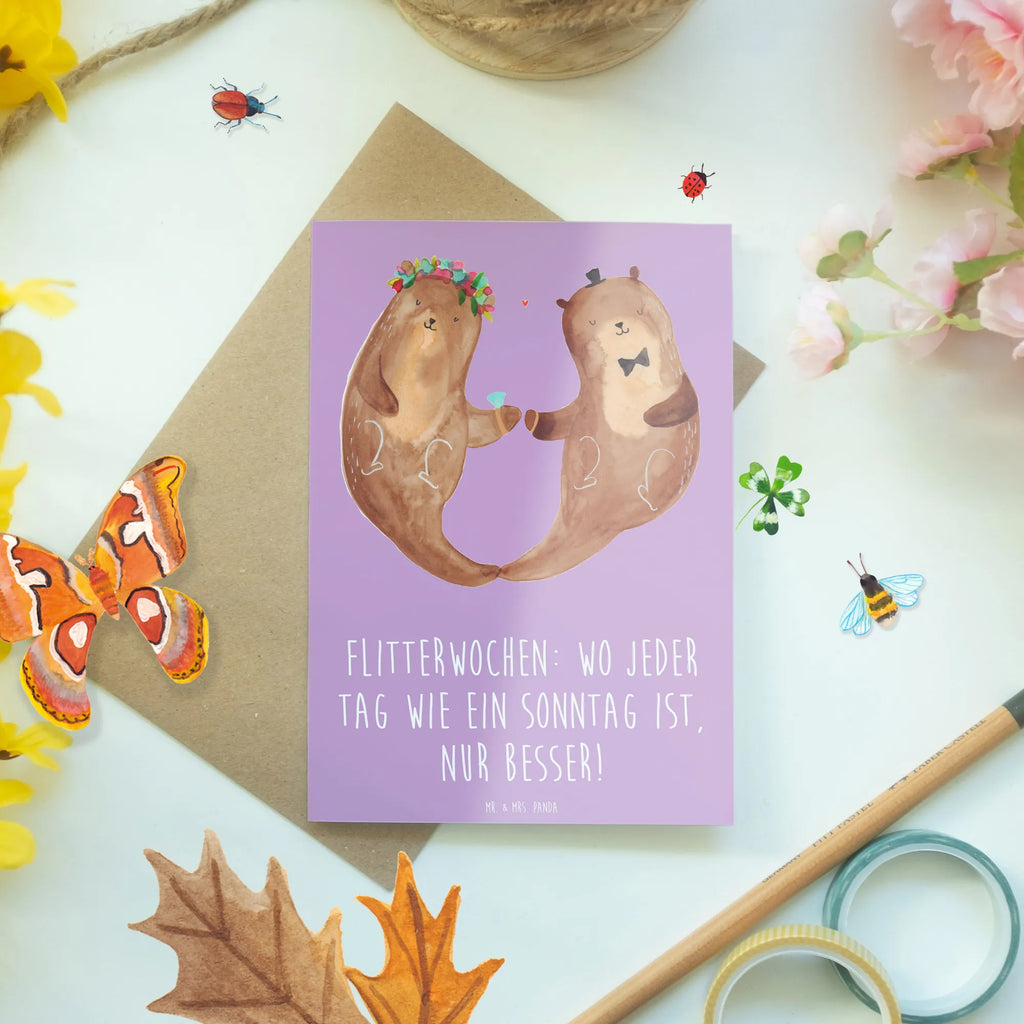 Greetings card Flitterwochen: Wo jeder Tag wie ein Sonntag ist, nur besser! Geburtstagskarte, Grußkarte, Hochzeitskarte, Ansichtskarten, Einladungskarte, Klappkarte, Karte, Glückwunschkarte, Hochzeit, Hochzeitsgeschenk, Ehe, Hochzeitsfeier, Trauung, Trauungsgeschenk, Verlobungsfeier, Verlobungsgeschenk, Hochzeitsgeschenkideen, Hochzeitsgeschenke für Brautpaar