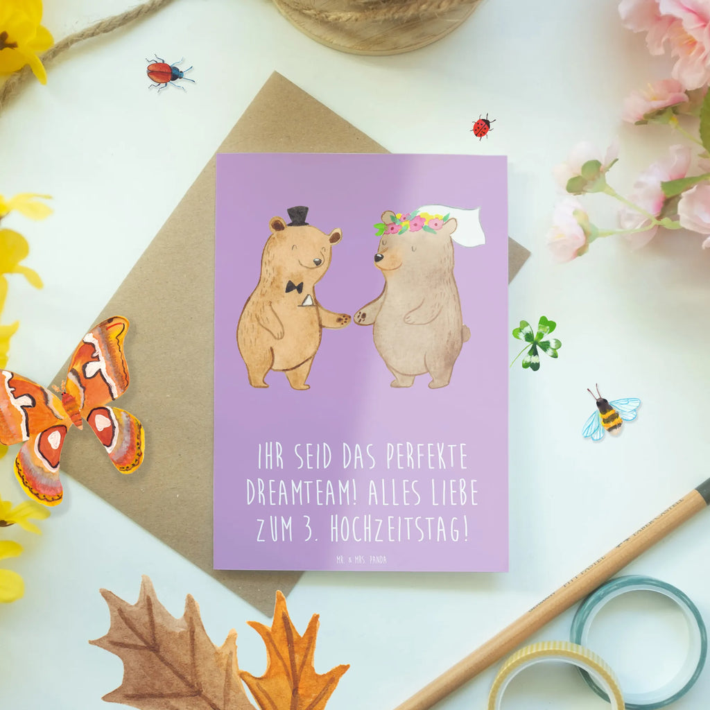Greetings card Ihr seid das perfekte Dreamteam! Alles Liebe zum 3. Hochzeitstag! Glückwunschkarte, Ansichtskarten, Einladungskarte, Geburtstagskarte, Grußkarte, Hochzeitskarte, Karte, Klappkarte, Hochzeit, Hochzeitsgeschenk, Ehe, Hochzeitsfeier, Trauung, Trauungsgeschenk, Verlobungsfeier, Verlobungsgeschenk, Hochzeitsgeschenkideen, Hochzeitsgeschenke für Brautpaar