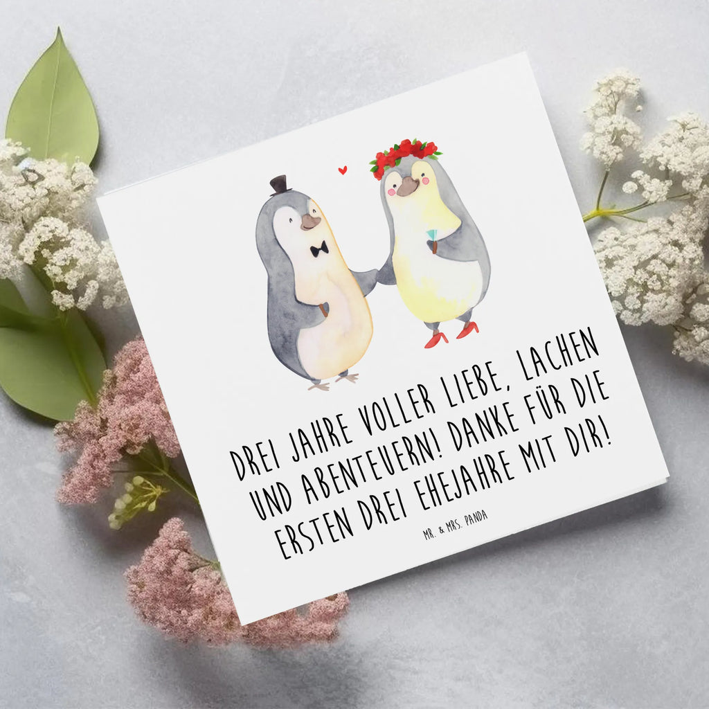 Deluxe Card Drei Jahre voller Liebe, Lachen und Abenteuern! Danke für die ersten drei Ehejahre mit dir! Glückwunschkarte, Geburtstagskarte, Hochwertige Grußkarte, Klappkarte, Einladungskarte, Grußkarte, Karte, Hochzeitskarte, Hochwertige Klappkarte, Hochzeit, Hochzeitsgeschenk, Ehe, Hochzeitsfeier, Trauung, Trauungsgeschenk, Verlobungsfeier, Verlobungsgeschenk, Hochzeitsgeschenkideen, Hochzeitsgeschenke für Brautpaar