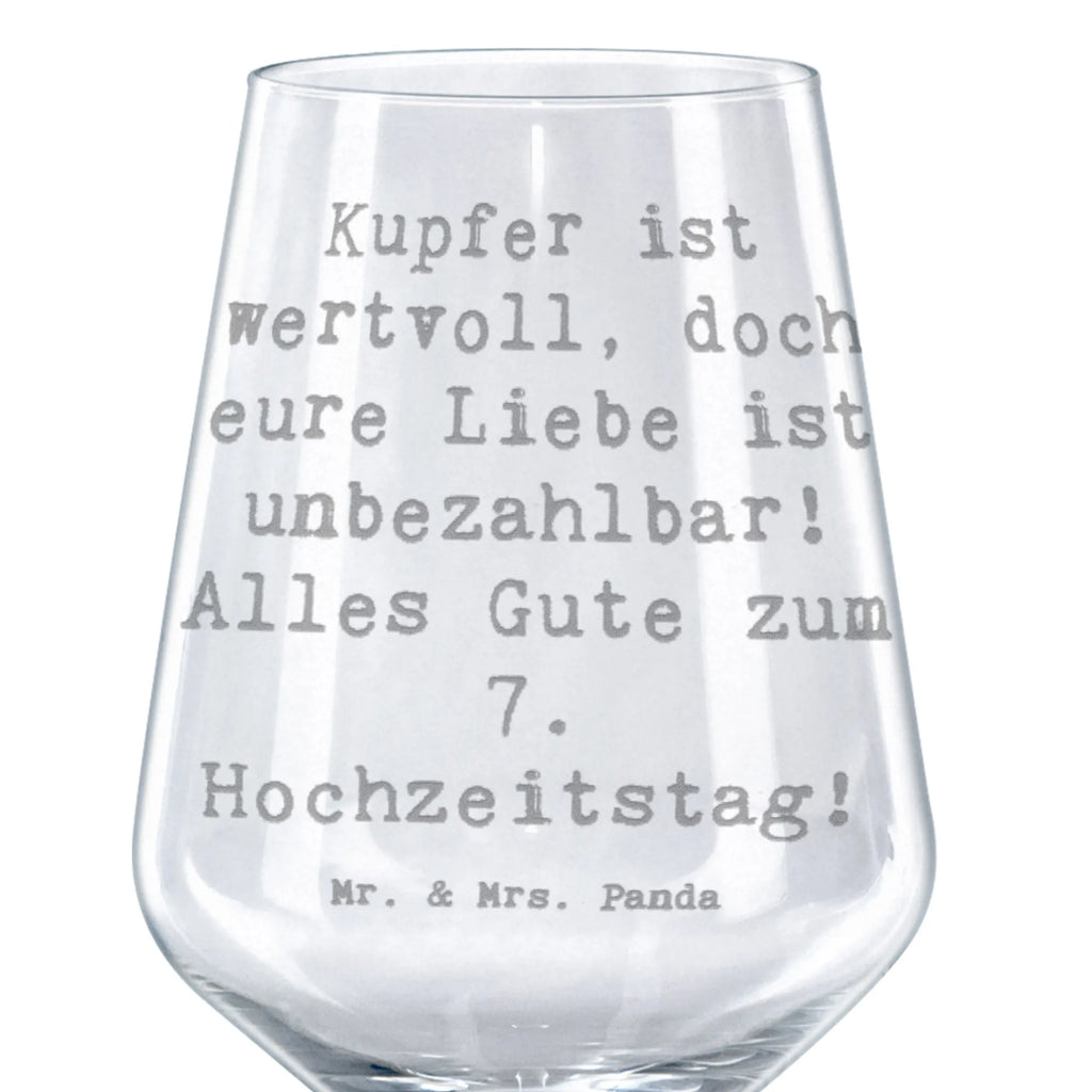 Red Wine Glass Saying Danke für die wundervolle sieben Ehejahre mit dir! Ich könnte mir niemand anderen an meiner Seite vorstellen... Wedding, marriage, gifts