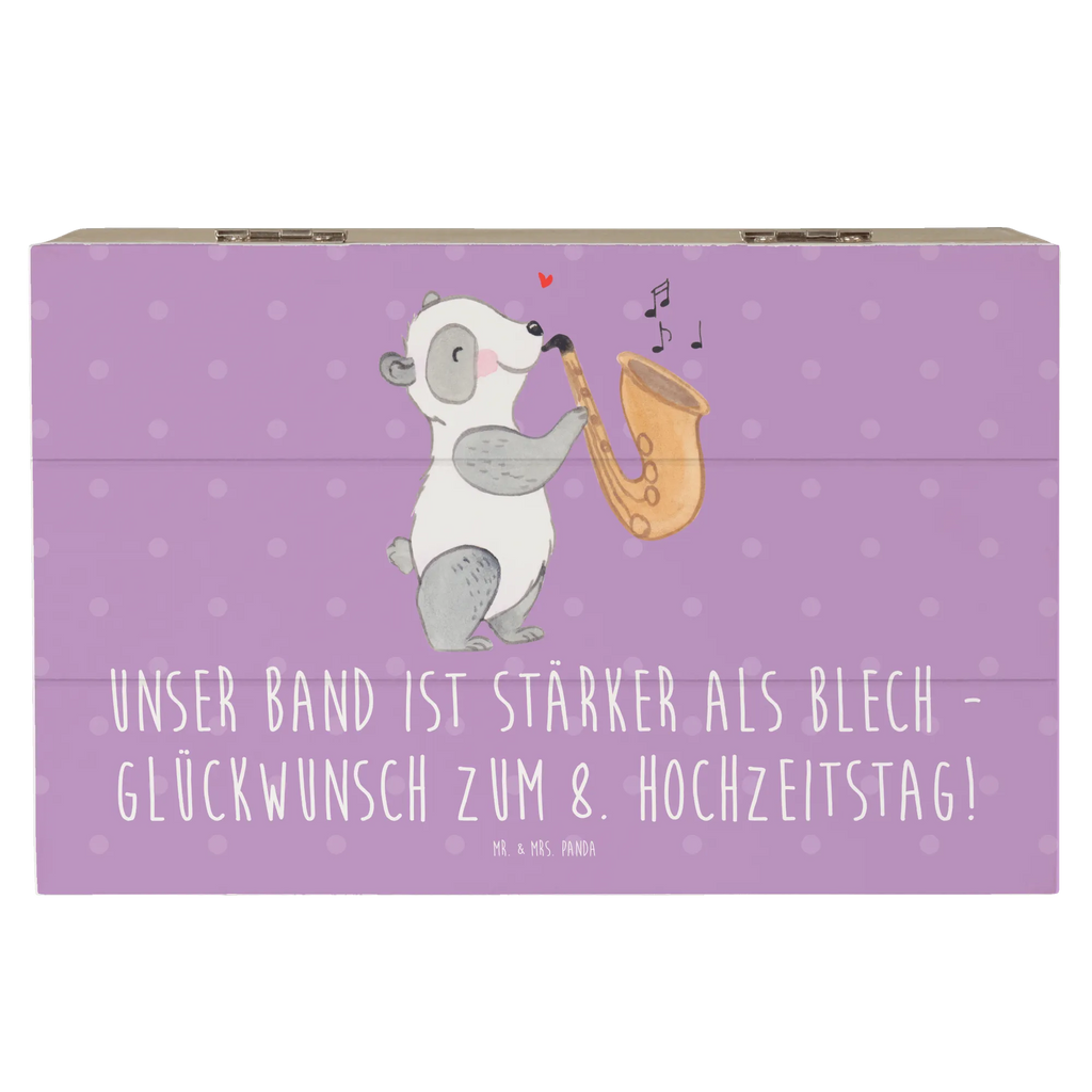 Wooden chest Unser Band ist stärker als Blech - Glückwunsch zum 8. Hochzeitstag! Erinnerungsbox, Holzkiste, Kiste, Geschenkdose, XXL, Schatzkiste, Schatulle, Dekokiste, Truhe, Aufbewahrungsbox, Geschenkbox, Erinnerungskiste, Hochzeit, Hochzeitsgeschenk, Ehe, Hochzeitsfeier, Trauung, Trauungsgeschenk, Hochzeitskarte, Verlobungsfeier, Verlobungsgeschenk, Hochzeitsgeschenkideen, Hochzeitsgeschenke für Brautpaar