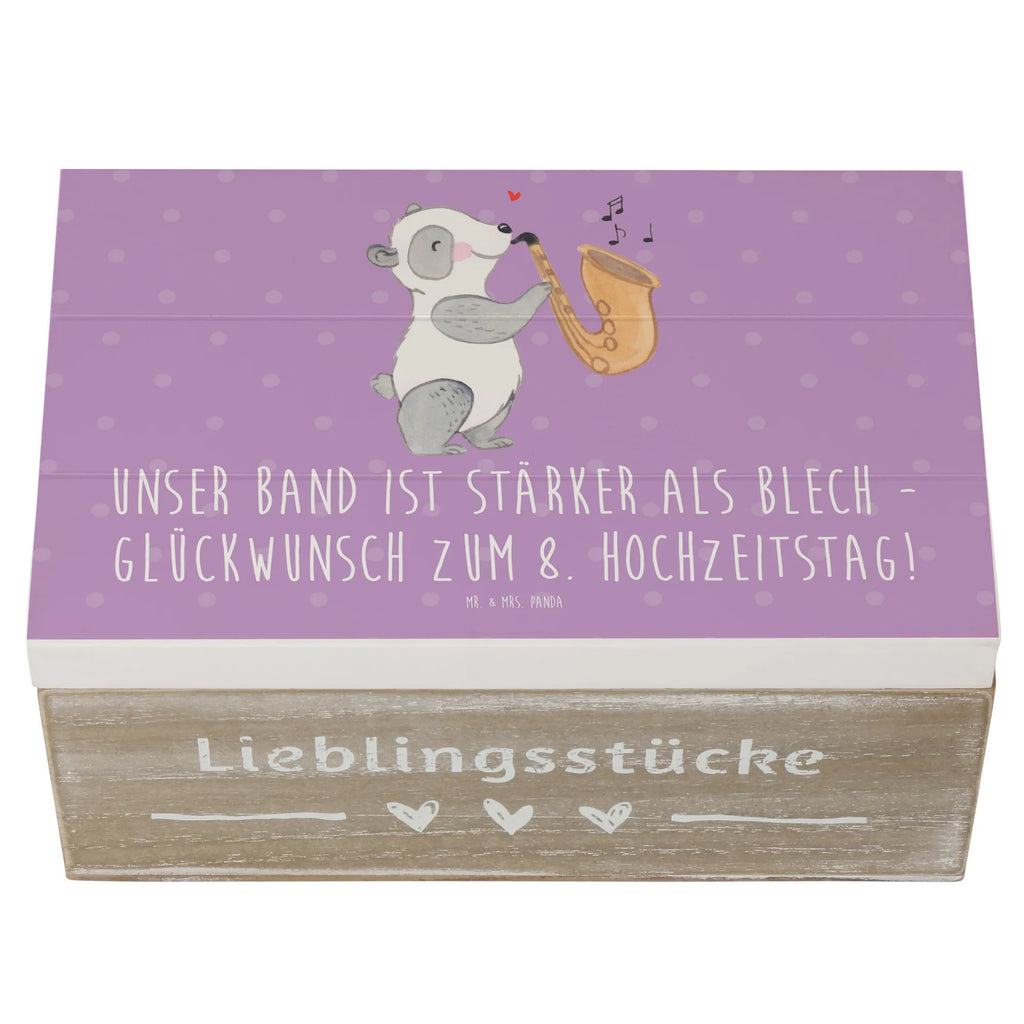Wooden chest Unser Band ist stärker als Blech - Glückwunsch zum 8. Hochzeitstag! Erinnerungsbox, Holzkiste, Kiste, Geschenkdose, XXL, Schatzkiste, Schatulle, Dekokiste, Truhe, Aufbewahrungsbox, Geschenkbox, Erinnerungskiste, Hochzeit, Hochzeitsgeschenk, Ehe, Hochzeitsfeier, Trauung, Trauungsgeschenk, Hochzeitskarte, Verlobungsfeier, Verlobungsgeschenk, Hochzeitsgeschenkideen, Hochzeitsgeschenke für Brautpaar