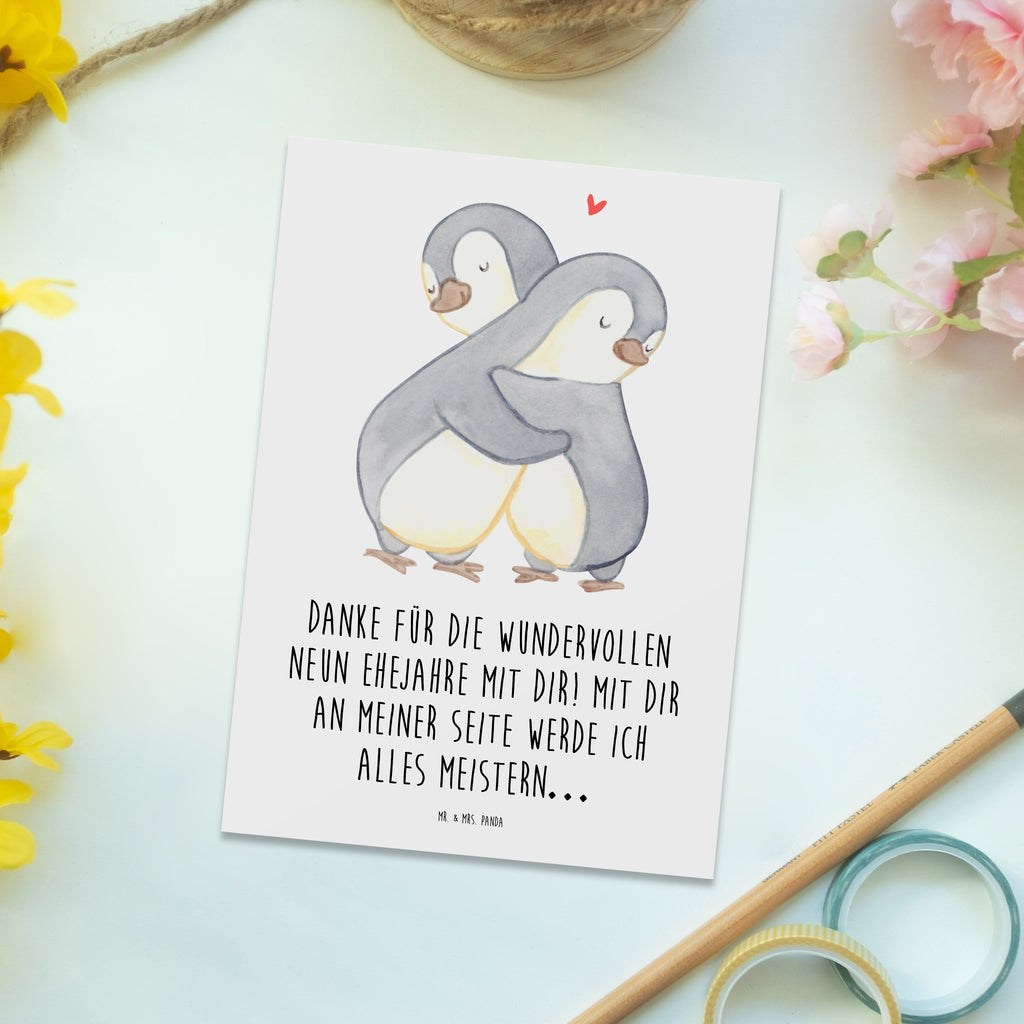 Postcard Danke für die wundervollen neun Ehejahre mit dir! Mit dir an meiner Seite werde ich alles meistern… Karte, Geburtstagskarte, Geschenkkarte, Ansichtskarten, Dankeskarte, Einladung Geburtstag, Einladungskarten Geburtstag, Einladungskarte, Postkarte, Grußkarte, Einladung, Ansichtskarte, Hochzeit, Hochzeitsgeschenk, Ehe, Hochzeitsfeier, Trauung, Trauungsgeschenk, Hochzeitskarte, Verlobungsfeier, Verlobungsgeschenk, Hochzeitsgeschenkideen, Hochzeitsgeschenke für Brautpaar