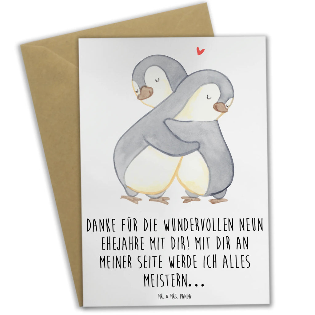 Greetings card Danke für die wundervollen neun Ehejahre mit dir! Mit dir an meiner Seite werde ich alles meistern… Grußkarte, Ansichtskarten, Glückwunschkarte, Geburtstagskarte, Karte, Einladungskarte, Klappkarte, Hochzeitskarte, Hochzeit, Hochzeitsgeschenk, Ehe, Hochzeitsfeier, Trauung, Trauungsgeschenk, Verlobungsfeier, Verlobungsgeschenk, Hochzeitsgeschenkideen, Hochzeitsgeschenke für Brautpaar