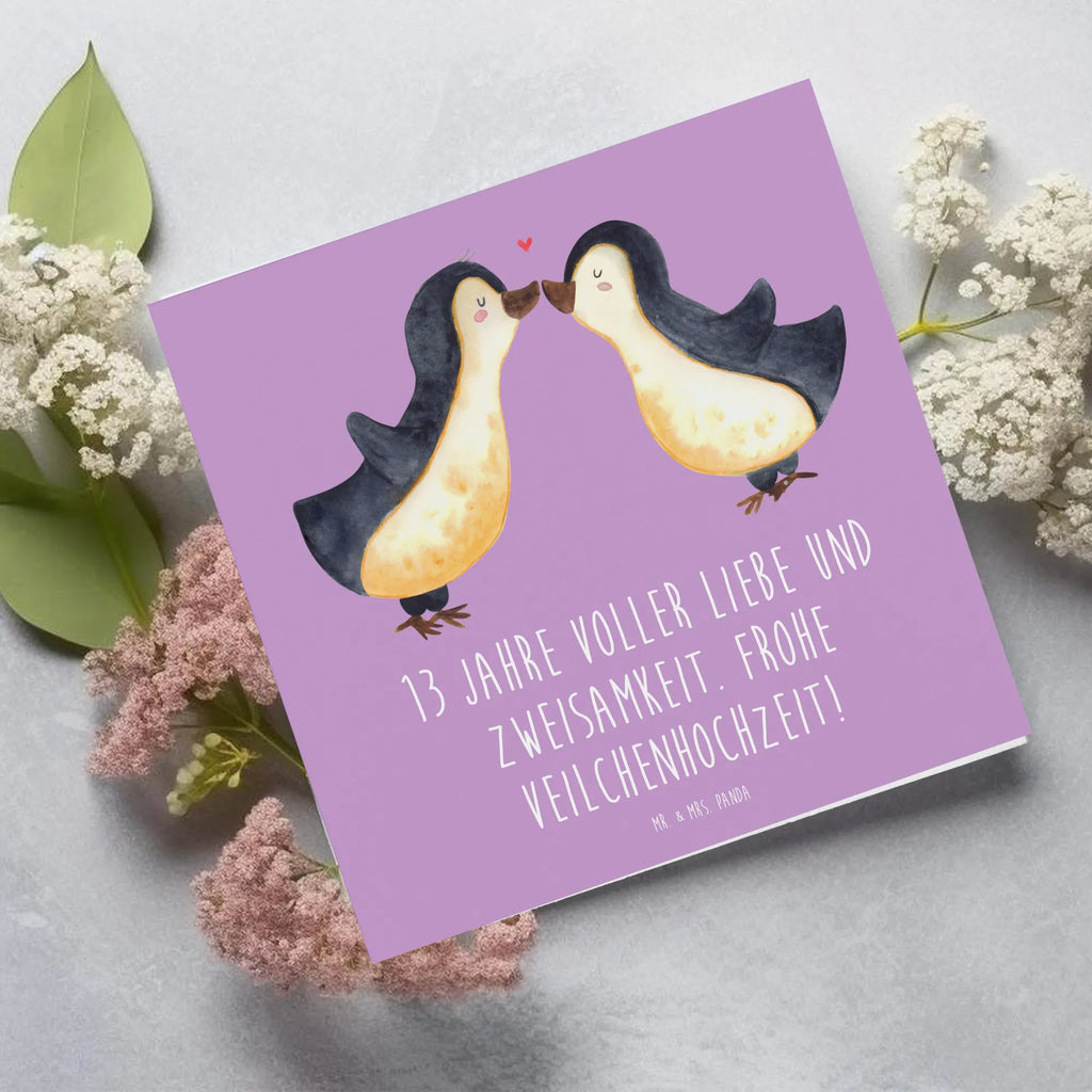 Deluxe Karte 13. Hochzeitstag Veilchenhochzeit Karte, Glückwunschkarte, Hochwertige Grußkarte, Grußkarte, Hochzeitskarte, Klappkarte, Hochwertige Klappkarte, Geburtstagskarte, Einladungskarte, Hochzeit, Hochzeitsgeschenk, Ehe, Hochzeitsfeier, Trauung, Trauungsgeschenk, Verlobungsfeier, Verlobungsgeschenk, Hochzeitsgeschenkideen, Hochzeitsgeschenke für Brautpaar