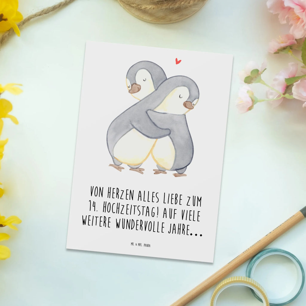 Postcard Von Herzen alles Liebe zum 14. Hochzeitstag! Auf viele weitere wundervolle Jahre… Designkarte, Grußkarte, Fotokarte, Ansichtskarte, kunstkarte, Ansichtskarten, spruchkarte, Motivkarte, Kunstkarten, einzelkarte, Postkarte, bildkarte, Postkarten, Hochzeitsgeschenke für Brautpaar, Hochzeitsgeschenkideen, Hochzeitsfeier, Verlobungsfeier, Verlobungsgeschenk, Hochzeitsgeschenk, Trauung, Ehe, Hochzeitskarte, Hochzeit, Trauungsgeschenk