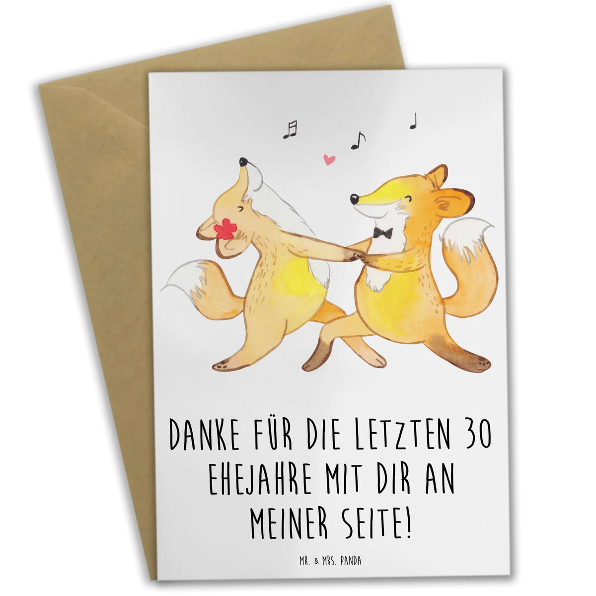 Greetings card Danke für die letzten 30 Ehejahre mit dir an meiner Seite!