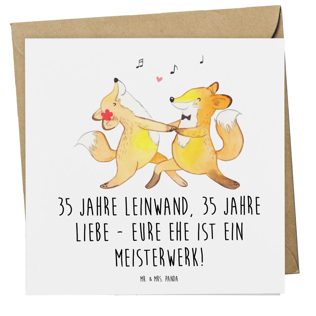 Deluxe Karte 35. Hochzeitstag Leinwandhochzeit Klappkarte, Karte, Einladungskarte, Grußkarte, Geburtstagskarte, Hochwertige Grußkarte, Glückwunschkarte, Hochwertige Klappkarte, Hochzeitskarte, Hochzeit, Hochzeitsgeschenk, Ehe, Hochzeitsfeier, Trauung, Trauungsgeschenk, Verlobungsfeier, Verlobungsgeschenk, Hochzeitsgeschenkideen, Hochzeitsgeschenke für Brautpaar