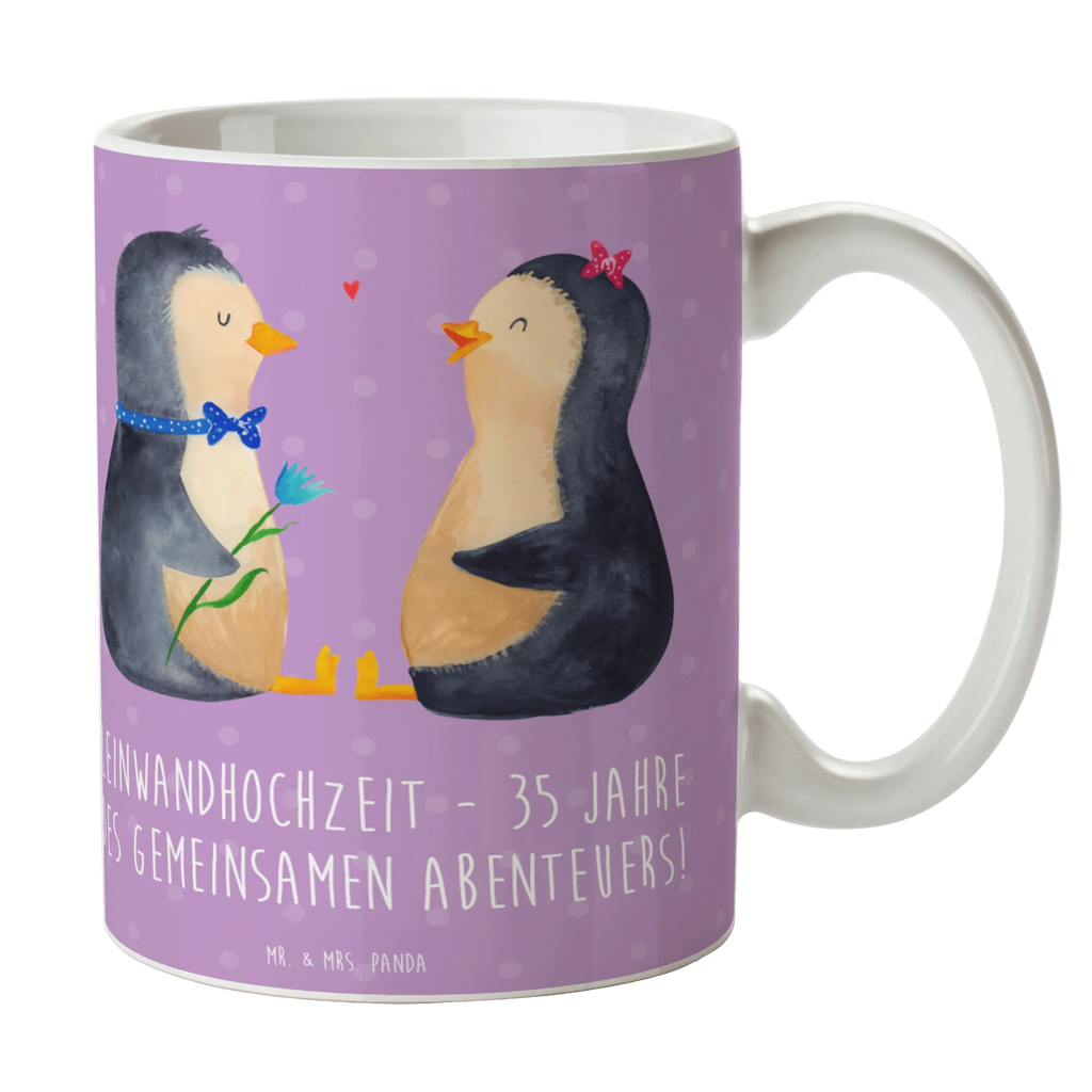 Tasse 35. Hochzeitstag Leinwandhochzeit Bürotasse, Tasse mit Motiven, Geschenktasse, Tasse mit Zitaten, Keramiktasse, Tasse, Teetasse, Kaffeetasse, Porzellantasse, Hochzeit, Hochzeitsgeschenk, Ehe, Hochzeitsfeier, Trauung, Trauungsgeschenk, Hochzeitskarte, Verlobungsfeier, Verlobungsgeschenk, Hochzeitsgeschenkideen, Hochzeitsgeschenke für Brautpaar