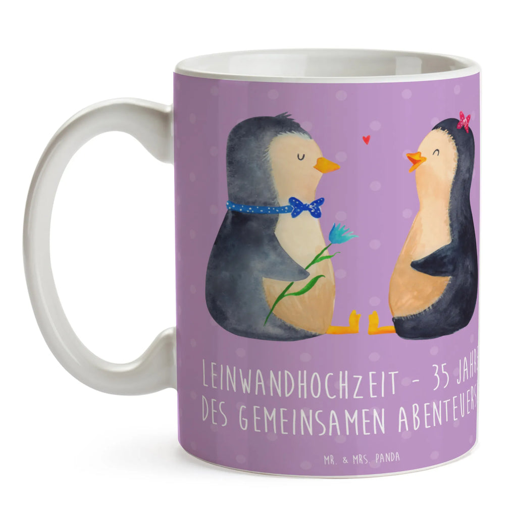 Tasse 35. Hochzeitstag Leinwandhochzeit Bürotasse, Tasse mit Motiven, Geschenktasse, Tasse mit Zitaten, Keramiktasse, Tasse, Teetasse, Kaffeetasse, Porzellantasse, Hochzeit, Hochzeitsgeschenk, Ehe, Hochzeitsfeier, Trauung, Trauungsgeschenk, Hochzeitskarte, Verlobungsfeier, Verlobungsgeschenk, Hochzeitsgeschenkideen, Hochzeitsgeschenke für Brautpaar