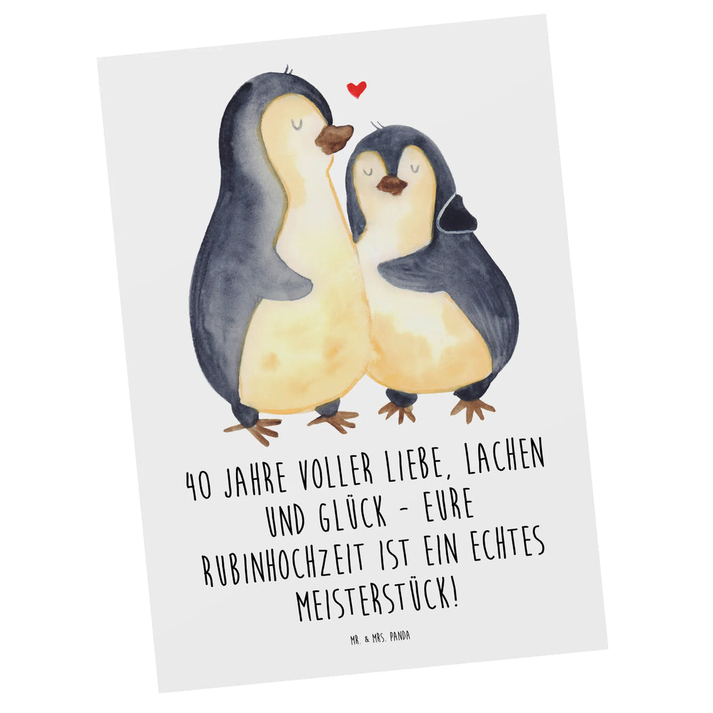 Postcard 40 Jahre voller Liebe, Lachen und Glück - Eure Rubinhochzeit ist ein echtes Meisterstück! Ansichtskarten, Einladung Geburtstag, Grußkarte, Geburtstagskarte, Ansichtskarte, Einladung, Einladungskarte, Dankeskarte, Postkarte, Karte, Einladungskarten Geburtstag, Geschenkkarte, Hochzeit, Hochzeitsgeschenk, Ehe, Hochzeitsfeier, Trauung, Trauungsgeschenk, Hochzeitskarte, Verlobungsfeier, Verlobungsgeschenk, Hochzeitsgeschenkideen, Hochzeitsgeschenke für Brautpaar