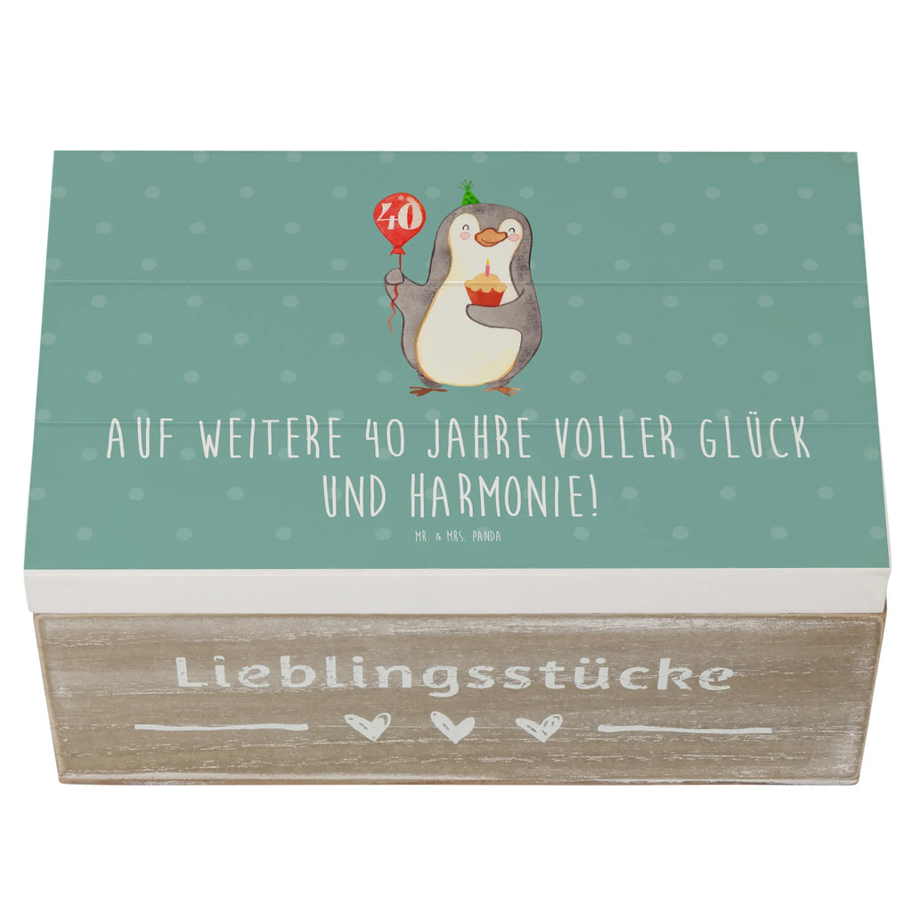 Wooden chest Auf weitere 40 Jahre voller Glück und Harmonie! Holzkiste, Dekokiste, Schatulle, XXL, Aufbewahrungsbox, Geschenkbox, Schatzkiste, Kiste, Truhe, Erinnerungsbox, Erinnerungskiste, Geschenkdose, Hochzeit, Hochzeitsgeschenk, Ehe, Hochzeitsfeier, Trauung, Trauungsgeschenk, Hochzeitskarte, Verlobungsfeier, Verlobungsgeschenk, Hochzeitsgeschenkideen, Hochzeitsgeschenke für Brautpaar