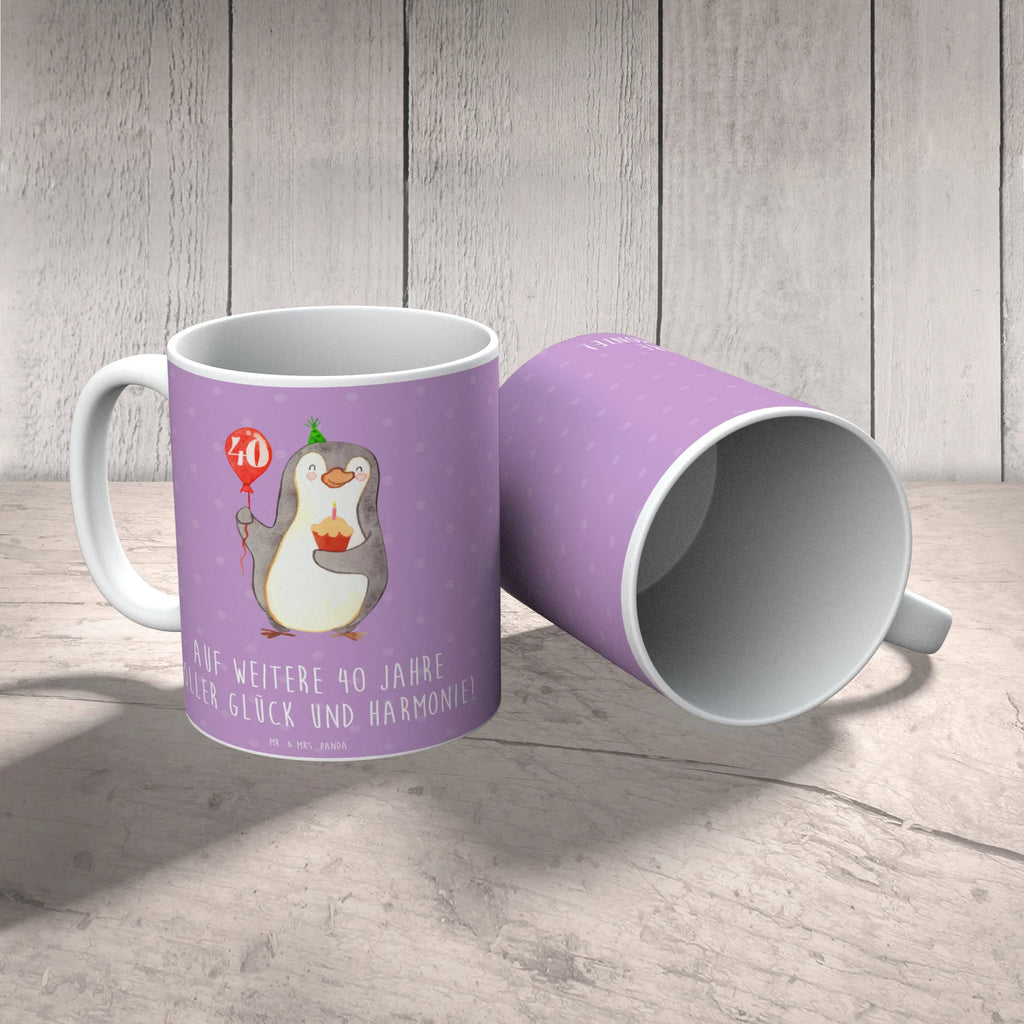 Mug Auf weitere 40 Jahre voller Glück und Harmonie! Tasse mit Motiven, Tasse mit Zitaten, Teetasse, Kaffeetasse, Tasse, Geschenktasse, Keramiktasse, Bürotasse, Porzellantasse, Hochzeit, Hochzeitsgeschenk, Ehe, Hochzeitsfeier, Trauung, Trauungsgeschenk, Hochzeitskarte, Verlobungsfeier, Verlobungsgeschenk, Hochzeitsgeschenkideen, Hochzeitsgeschenke für Brautpaar