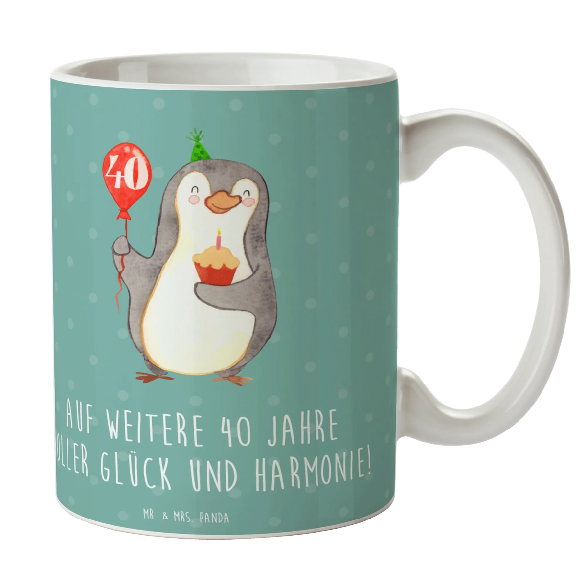 Mug Auf weitere 40 Jahre voller Glück und Harmonie!