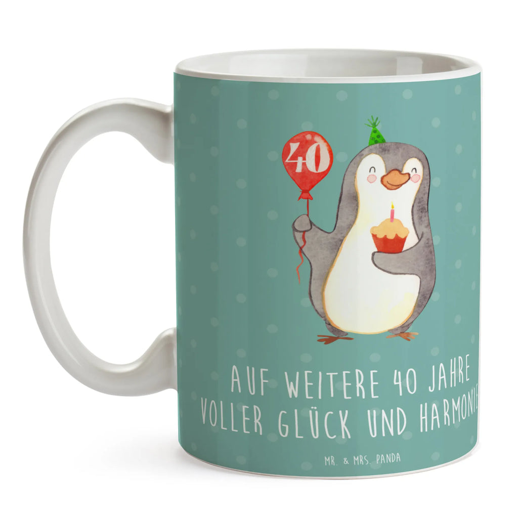 Mug Auf weitere 40 Jahre voller Glück und Harmonie! Tasse mit Motiven, Tasse mit Zitaten, Teetasse, Kaffeetasse, Tasse, Geschenktasse, Keramiktasse, Bürotasse, Porzellantasse, Hochzeit, Hochzeitsgeschenk, Ehe, Hochzeitsfeier, Trauung, Trauungsgeschenk, Hochzeitskarte, Verlobungsfeier, Verlobungsgeschenk, Hochzeitsgeschenkideen, Hochzeitsgeschenke für Brautpaar