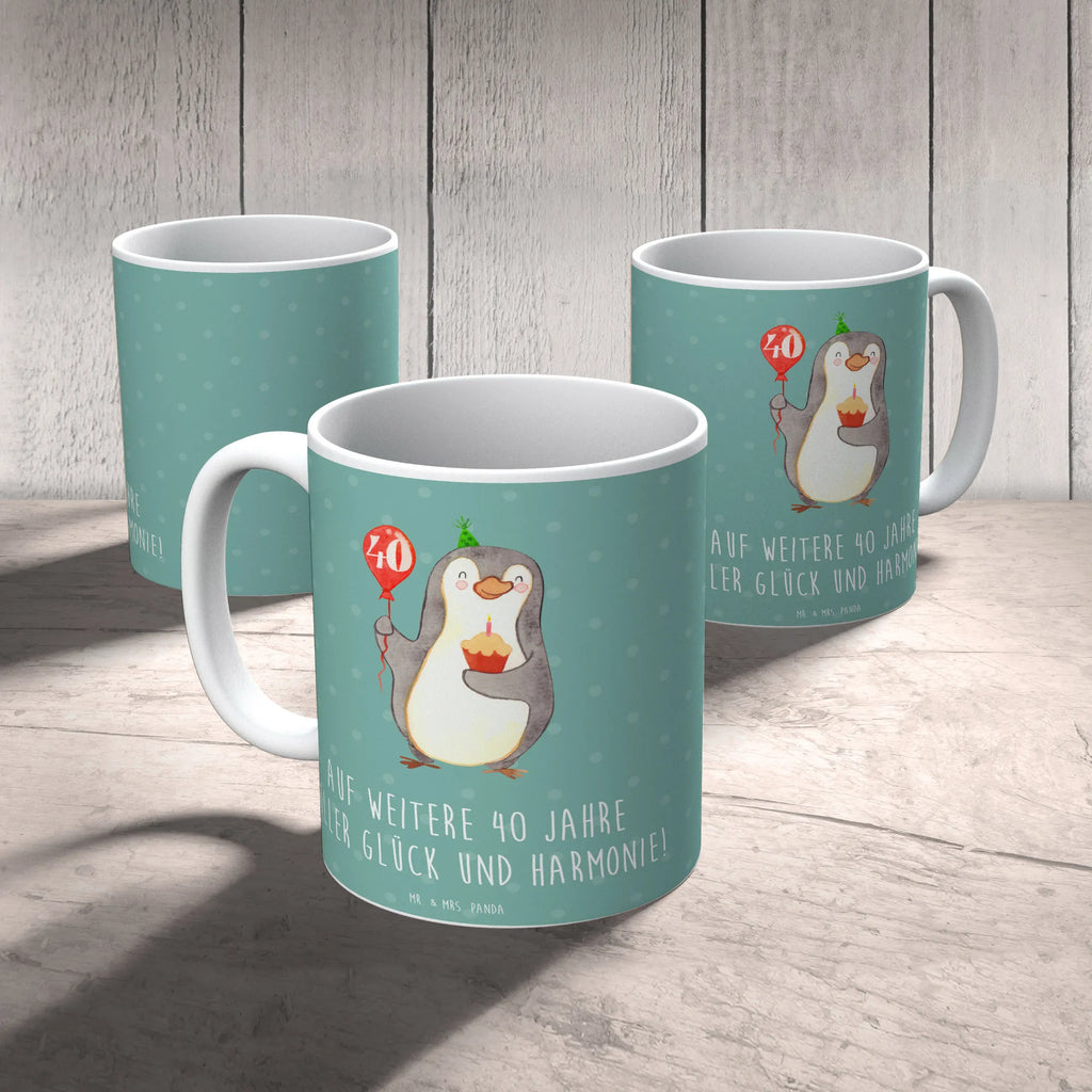 Mug Auf weitere 40 Jahre voller Glück und Harmonie! Tasse mit Motiven, Tasse mit Zitaten, Teetasse, Kaffeetasse, Tasse, Geschenktasse, Keramiktasse, Bürotasse, Porzellantasse, Hochzeit, Hochzeitsgeschenk, Ehe, Hochzeitsfeier, Trauung, Trauungsgeschenk, Hochzeitskarte, Verlobungsfeier, Verlobungsgeschenk, Hochzeitsgeschenkideen, Hochzeitsgeschenke für Brautpaar