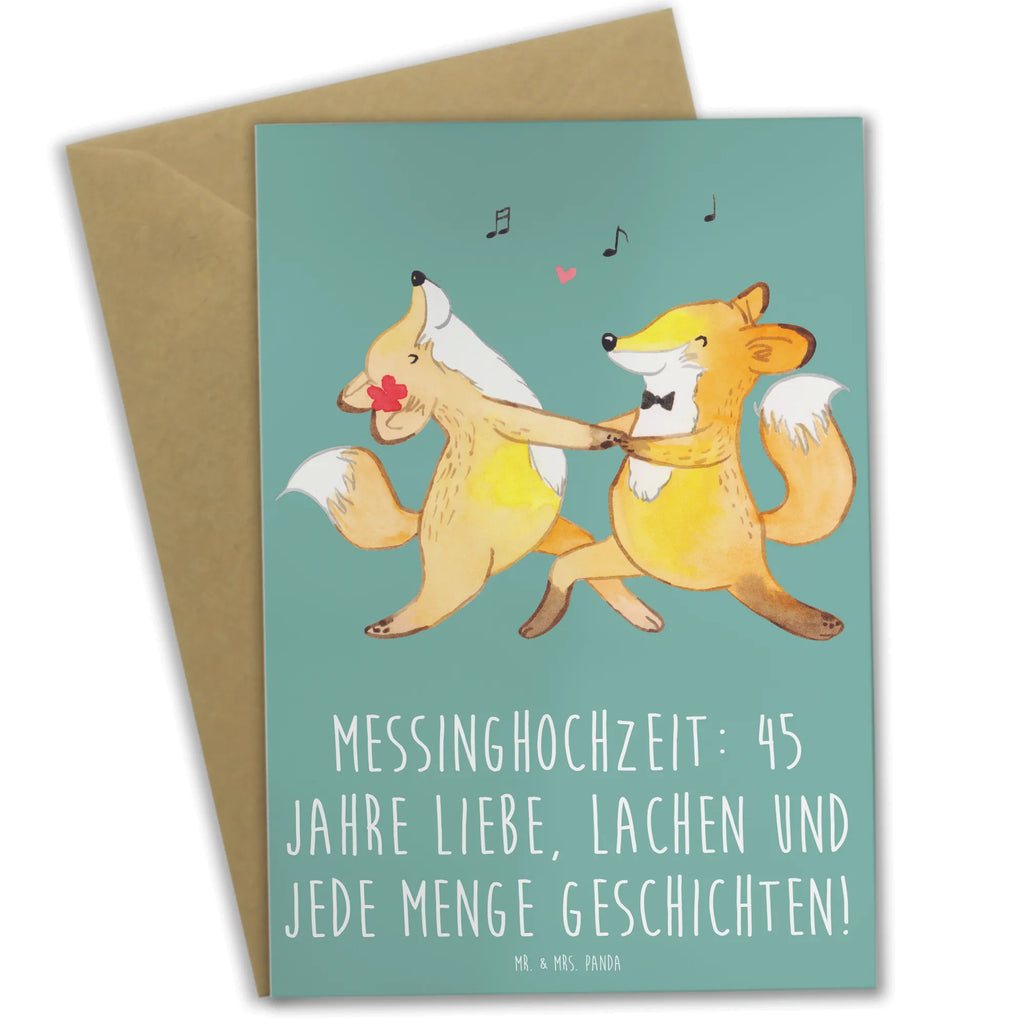 Greetings card Messinghochzeit: 45 Jahre Liebe, Lachen und jede Menge Geschichten! Karte, Ansichtskarten, Klappkarte, Hochzeitskarte, Glückwunschkarte, Geburtstagskarte, Grußkarte, Einladungskarte, Hochzeit, Hochzeitsgeschenk, Ehe, Hochzeitsfeier, Trauung, Trauungsgeschenk, Verlobungsfeier, Verlobungsgeschenk, Hochzeitsgeschenkideen, Hochzeitsgeschenke für Brautpaar