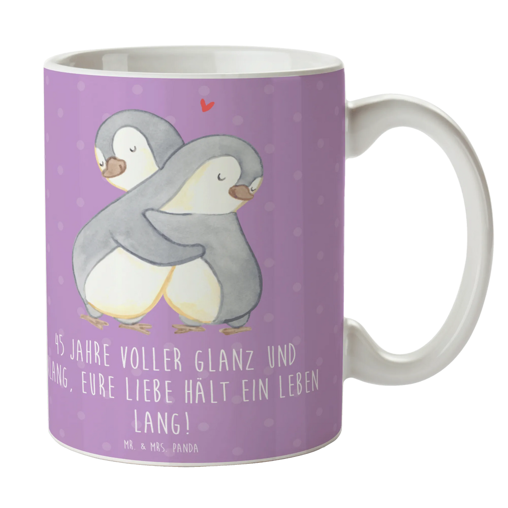 Mug 45 Jahre voller Glanz und Klang, eure Liebe hält ein Leben lang! Tasse mit Motiven, Kaffeetasse, Geschenktasse, Porzellantasse, Tasse mit Zitaten, Teetasse, Bürotasse, Tasse, Keramiktasse, Hochzeit, Hochzeitsgeschenk, Ehe, Hochzeitsfeier, Trauung, Trauungsgeschenk, Hochzeitskarte, Verlobungsfeier, Verlobungsgeschenk, Hochzeitsgeschenkideen, Hochzeitsgeschenke für Brautpaar