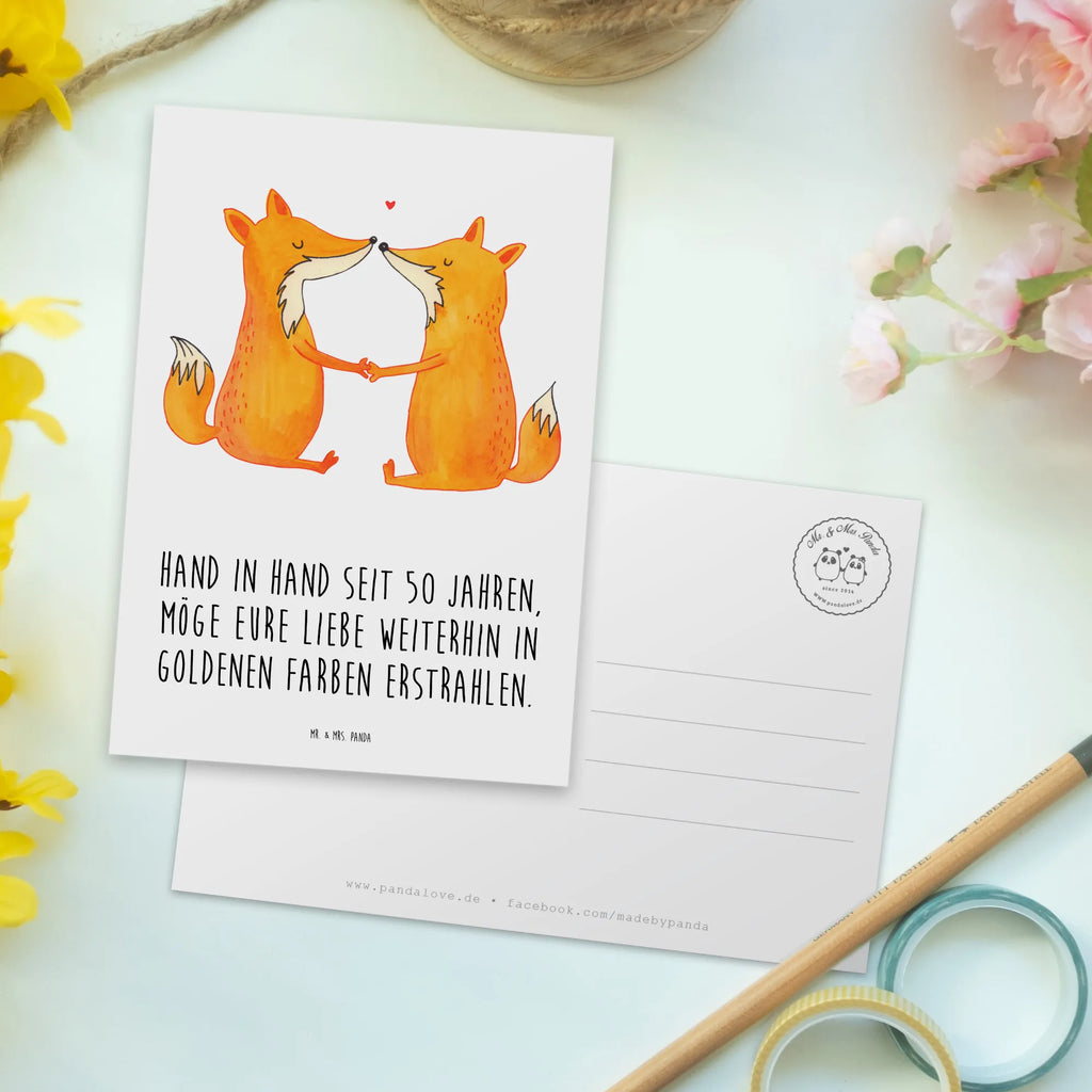 Postcard Hand in Hand seit 50 Jahren, möge eure Liebe weiterhin in goldenen Farben erstrahlen. bildkarte, Fotokarte, Designkarte, Grußkarte, kunstkarte, Ansichtskarten, Postkarten, Postkarte, spruchkarte, Kunstkarten, Ansichtskarte, Motivkarte, einzelkarte, Hochzeitskarte, Hochzeit, Hochzeitsgeschenk, Ehe, Hochzeitsfeier, Trauung, Trauungsgeschenk, Verlobungsfeier, Verlobungsgeschenk, Hochzeitsgeschenkideen, Hochzeitsgeschenke für Brautpaar