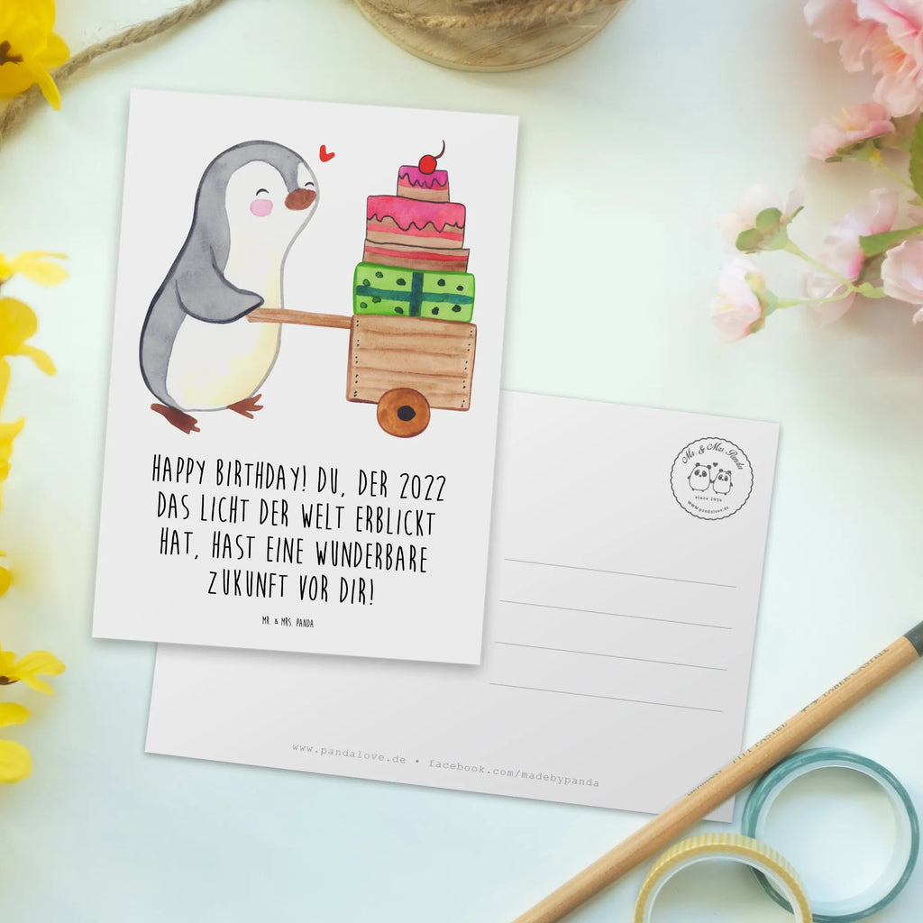 Postcard Happy Birthday! Du, der 2022 das Licht der Welt erblickt hat, hast eine wunderbare Zukunft vor dir! Einladung, Dankeskarte, Ansichtskarten, Geburtstagskarte, Geschenkkarte, Postkarte, Einladung Geburtstag, Karte, Einladungskarten Geburtstag, Grußkarte, Ansichtskarte, Einladungskarte, Geburtstag, Geburtstagsgeschenk, Geschenk