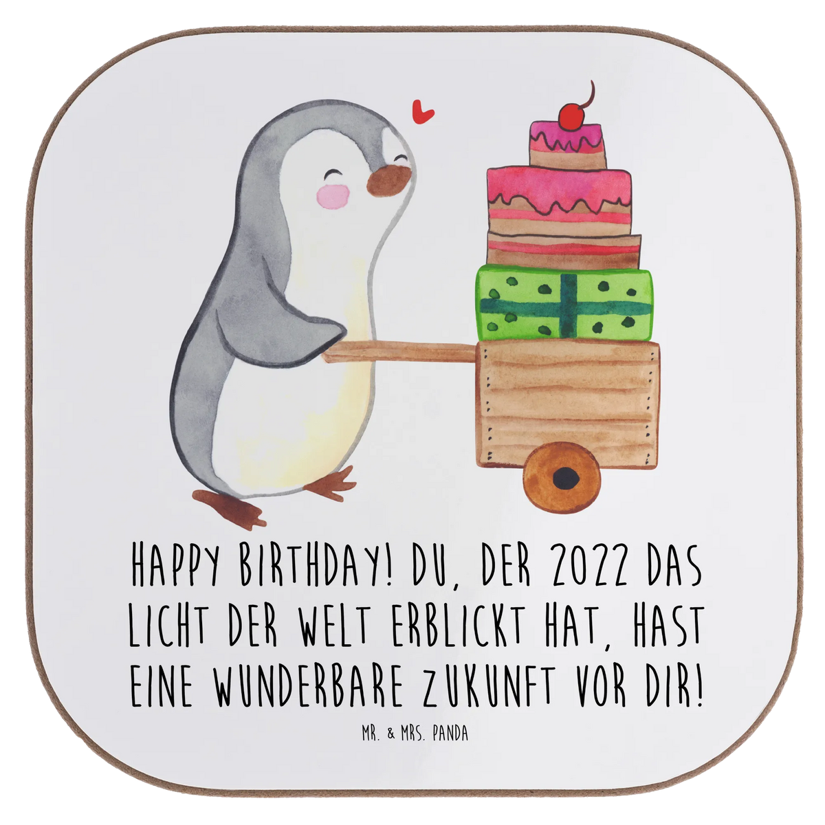 Untersetzer 2022 Geburtstag
