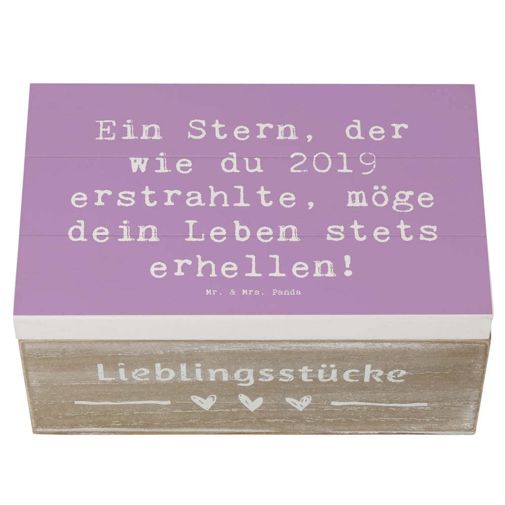 Wooden chest Saying Ein Stern, der wie du 2019 erstrahlte, möge dein Leben stets erhellen! Geschenkdose, Erinnerungskiste, Erinnerungsbox, Geschenkbox, Truhe, Holzkiste, Kiste, XXL, Schatulle, Schatzkiste, Dekokiste, Aufbewahrungsbox, Geburtstag, Geburtstagsgeschenk, Geschenk