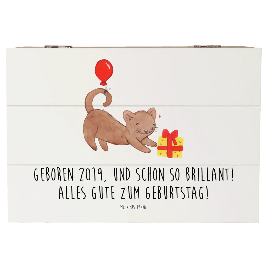 Holzkiste 2019 Geburtstag Schatulle, Schatzkiste, Erinnerungskiste, Truhe, Geschenkbox, Aufbewahrungsbox, Erinnerungsbox, Geschenkdose, Dekokiste, Holzkiste, Kiste, XXL, Geburtstag, Geburtstagsgeschenk, Geschenk