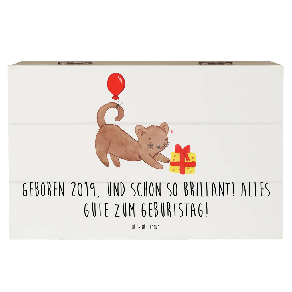 Holzkiste 2019 Geburtstag Schatulle, Schatzkiste, Erinnerungskiste, Truhe, Geschenkbox, Aufbewahrungsbox, Erinnerungsbox, Geschenkdose, Dekokiste, Holzkiste, Kiste, XXL, Geburtstag, Geburtstagsgeschenk, Geschenk