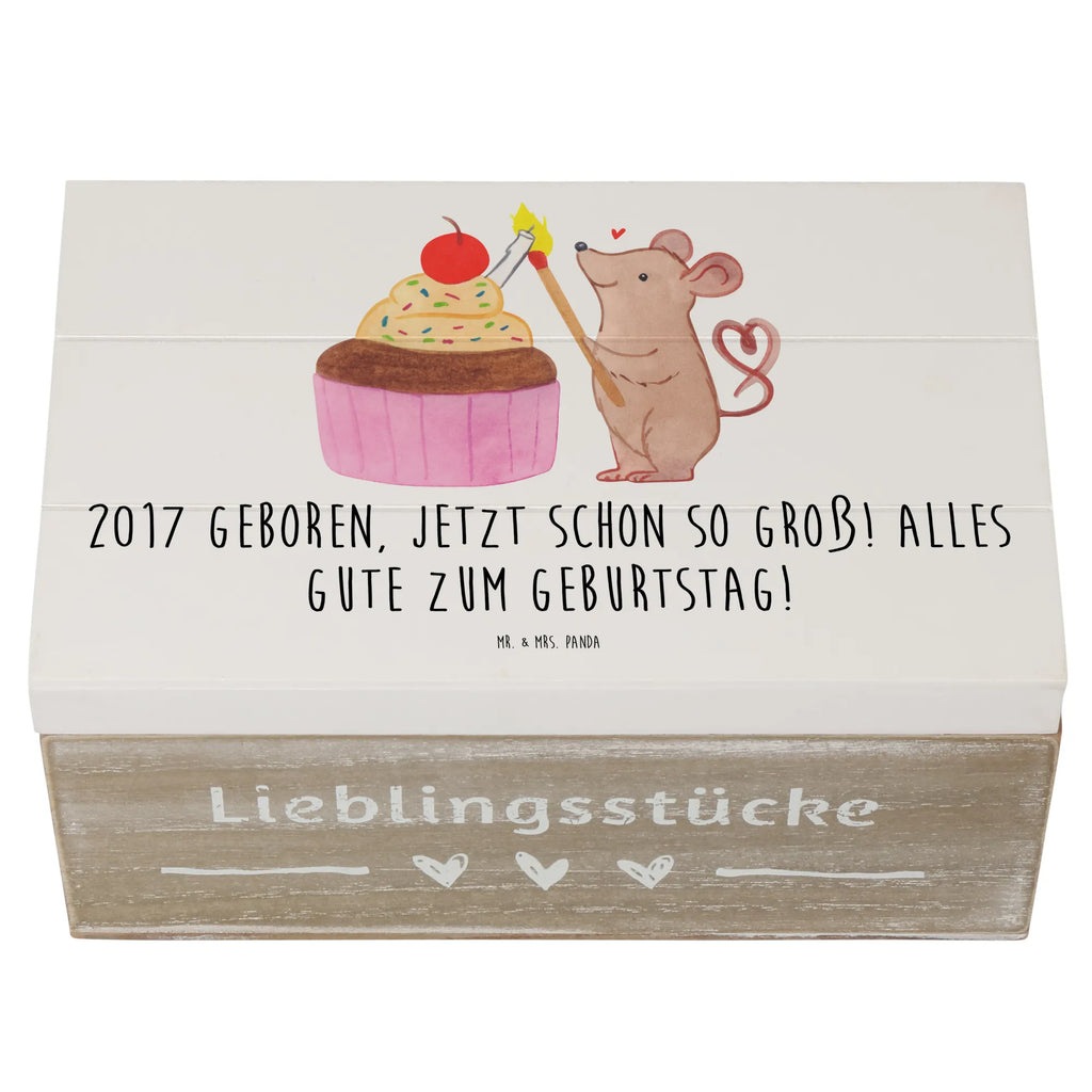 Holzkiste 2017 Geburtstag Erinnerungsbox, Schatzkiste, Geschenkdose, Holzkiste, Aufbewahrungsbox, Schatulle, Erinnerungskiste, Truhe, Dekokiste, Kiste, XXL, Geschenkbox, Geburtstag, Geburtstagsgeschenk, Geschenk