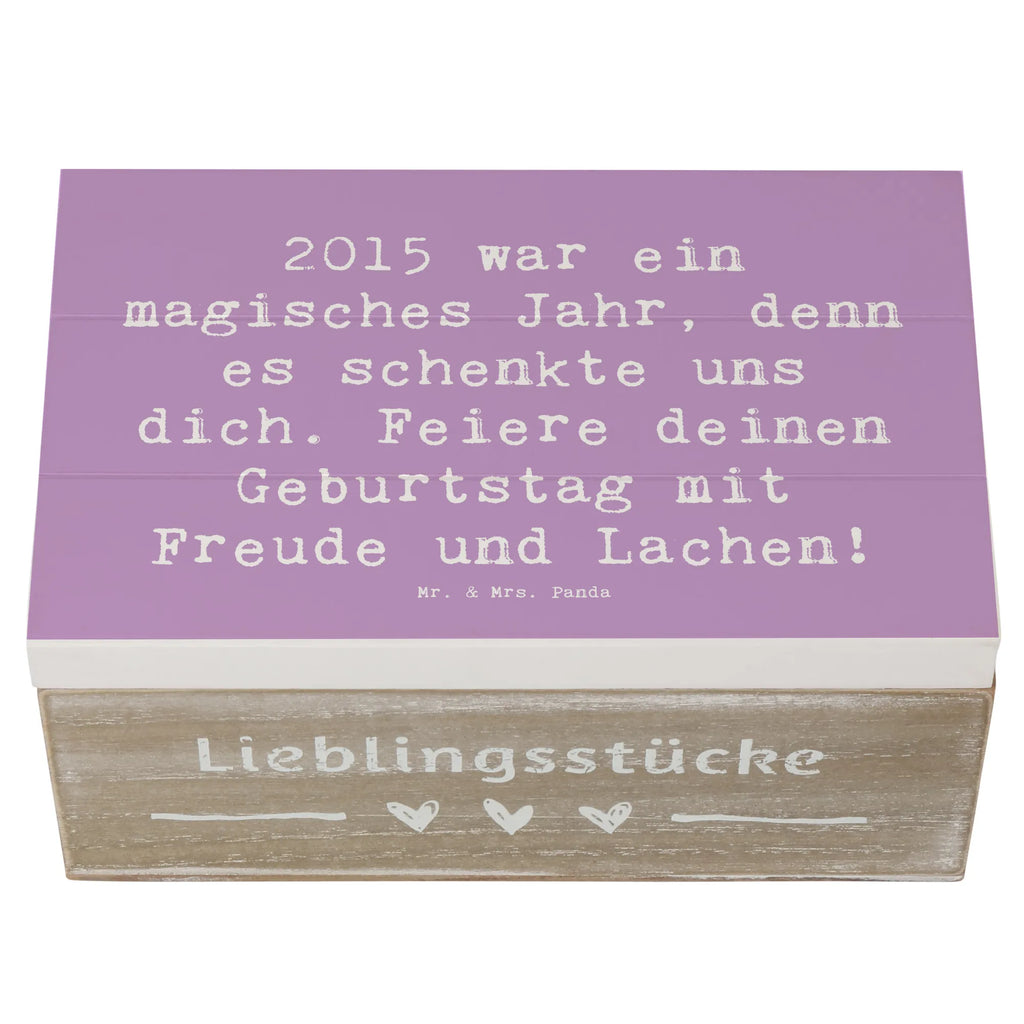 Holzkiste Spruch 2015 Geburtstag Truhe, Erinnerungsbox, Geschenkbox, Holzkiste, Schatulle, XXL, Dekokiste, Aufbewahrungsbox, Kiste, Erinnerungskiste, Geschenkdose, Schatzkiste, Geburtstag, Geburtstagsgeschenk, Geschenk