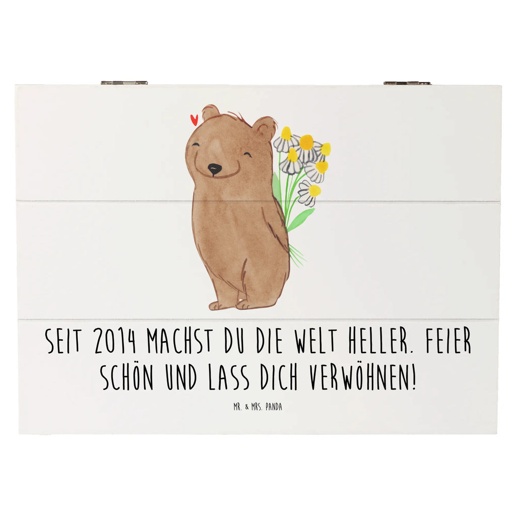 Wooden chest Seit 2014 machst du die Welt heller. Feier schön und lass dich verwöhnen! Geschenkdose, Erinnerungskiste, Schatulle, Erinnerungsbox, Geschenkbox, XXL, Holzkiste, Kiste, Schatzkiste, Aufbewahrungsbox, Truhe, Dekokiste, Geburtstag, Geburtstagsgeschenk, Geschenk