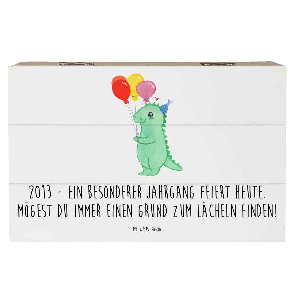 Wooden chest 2013 - Ein besonderer Jahrgang feiert heute. Mögest du immer einen Grund zum Lächeln finden! Geschenkdose, Geschenkbox, Dekokiste, Schatzkiste, Erinnerungskiste, Erinnerungsbox, Truhe, Kiste, XXL, Holzkiste, Aufbewahrungsbox, Schatulle, Geburtstag, Geburtstagsgeschenk, Geschenk