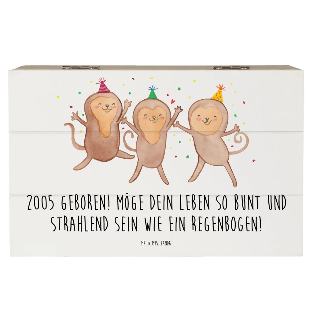 Holzkiste 2005 Geburtstag Regenbogen Geschenkdose, Aufbewahrungsbox, Geschenkbox, Schatulle, Erinnerungskiste, Schatzkiste, Erinnerungsbox, Kiste, XXL, Truhe, Dekokiste, Holzkiste, Geburtstag, Geburtstagsgeschenk, Geschenk