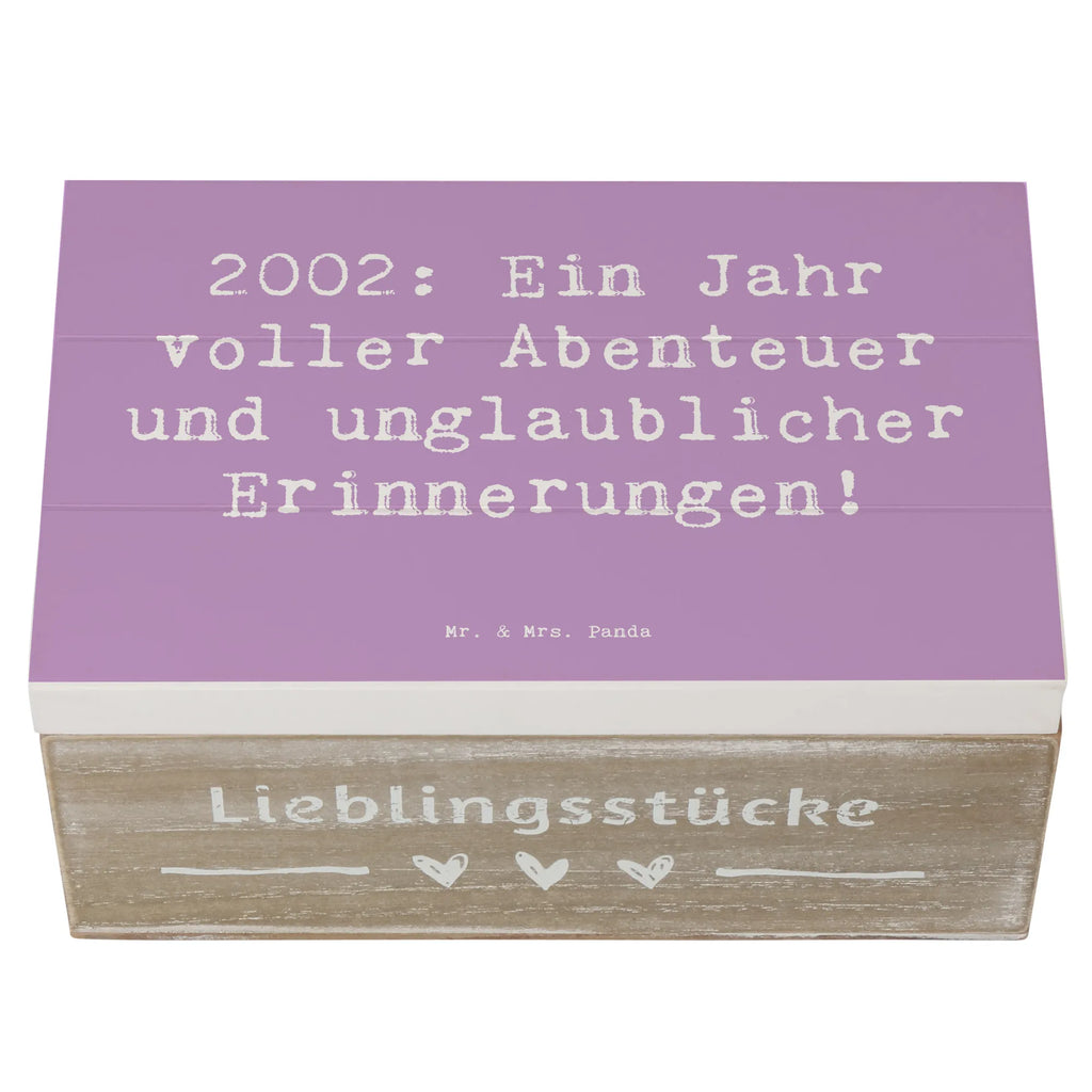 Holzkiste Spruch 2002 Geburtstag Abenteuer Kiste, Aufbewahrungsbox, Erinnerungskiste, Dekokiste, Erinnerungsbox, Geschenkdose, Schatzkiste, Geschenkbox, Holzkiste, Truhe, Schatulle, XXL, Geburtstag, Geburtstagsgeschenk, Geschenk