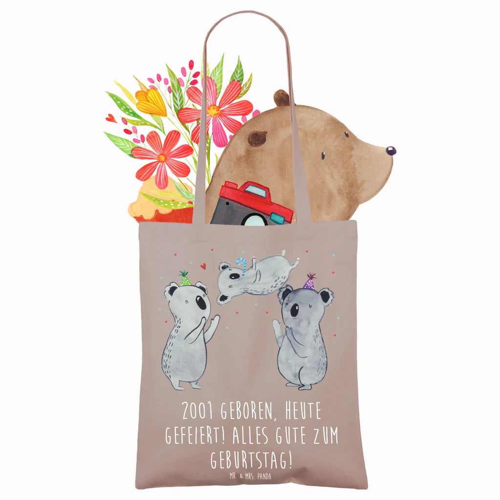 Tote bag 2001 geboren, heute gefeiert! Alles Gute zum Geburtstag! Jutebeutel, Tragetasche, Schultertasche, Umhängetasche, Tasche, Jutetasche, Strandtasche, Stofftasche, Laptoptasche, Einkaufstasche, Stoffbeutel, Shopper, Beuteltasche, Beutel, Einkaufstüte, Badetasche, Geburtstag, Geburtstagsgeschenk, Geschenk