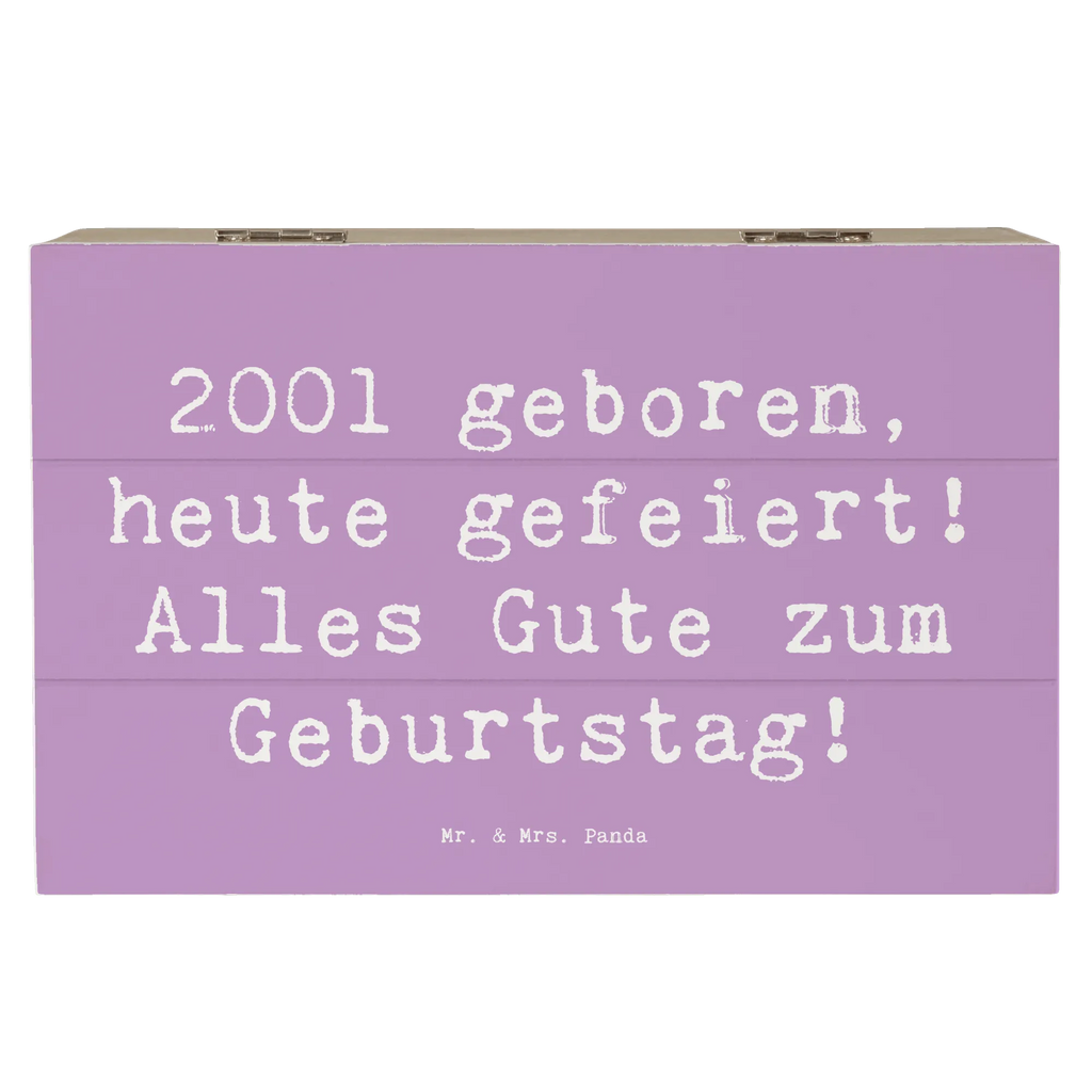 Holzkiste Spruch 2001 Geburtstag Truhe, Dekokiste, Schatulle, Aufbewahrungsbox, Holzkiste, Erinnerungskiste, Erinnerungsbox, Kiste, Geschenkdose, Geschenkbox, XXL, Schatzkiste, Geburtstag, Geburtstagsgeschenk, Geschenk