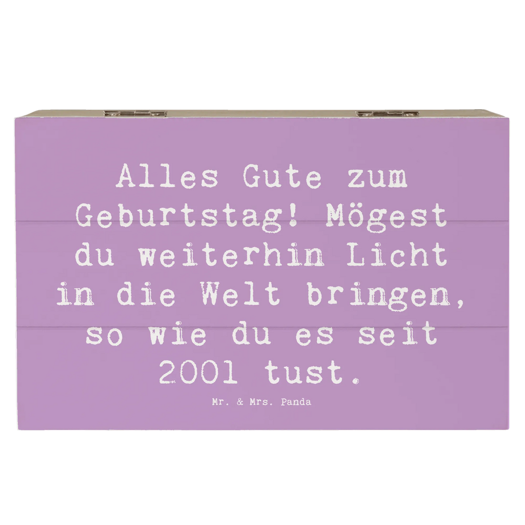 Holzkiste Spruch 2001 Geburtstag Licht Aufbewahrungsbox, Holzkiste, Erinnerungsbox, Kiste, Truhe, Geschenkbox, Erinnerungskiste, XXL, Schatulle, Schatzkiste, Geschenkdose, Dekokiste, Geburtstag, Geburtstagsgeschenk, Geschenk