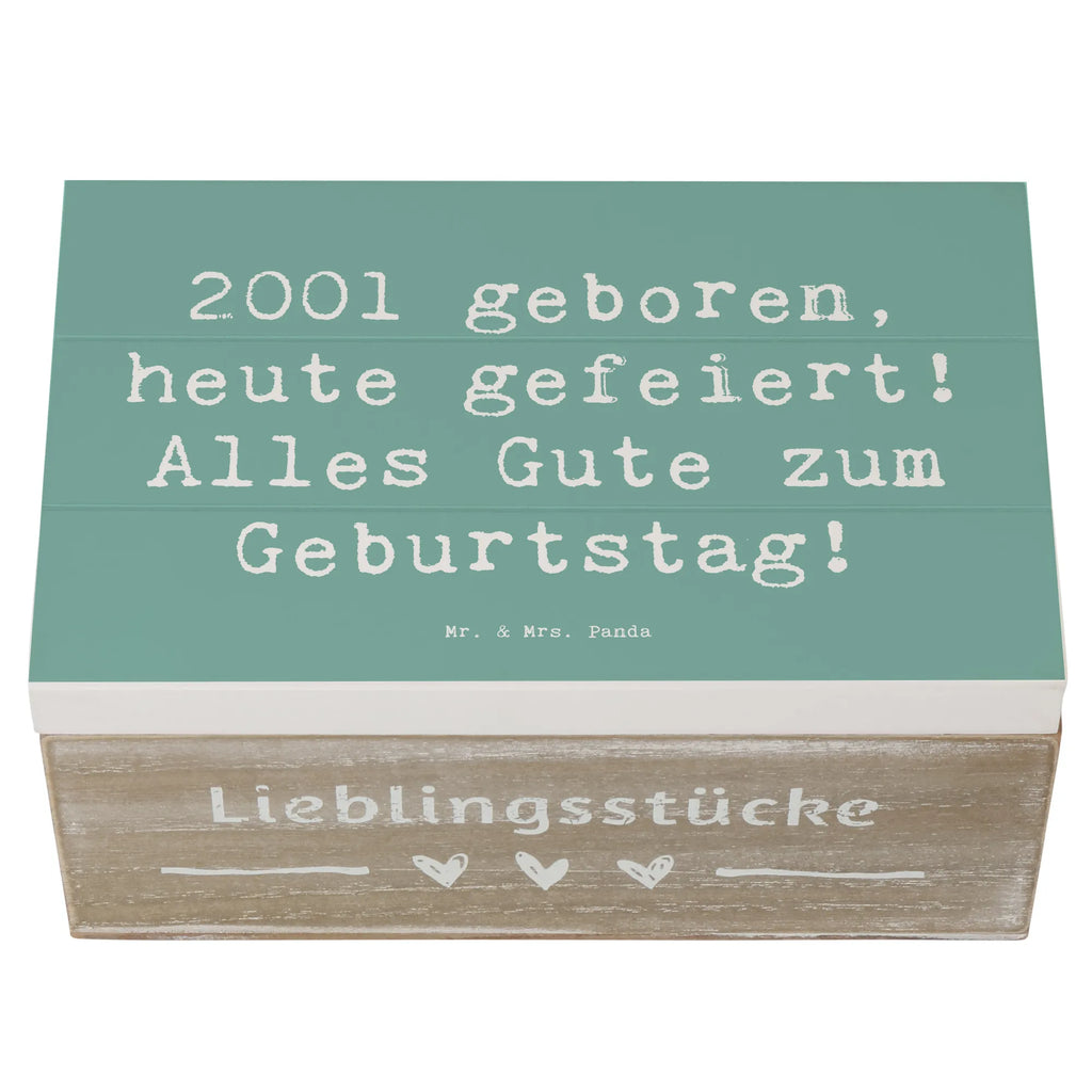 Holzkiste Spruch 2001 Geburtstag Truhe, Dekokiste, Schatulle, Aufbewahrungsbox, Holzkiste, Erinnerungskiste, Erinnerungsbox, Kiste, Geschenkdose, Geschenkbox, XXL, Schatzkiste, Geburtstag, Geburtstagsgeschenk, Geschenk