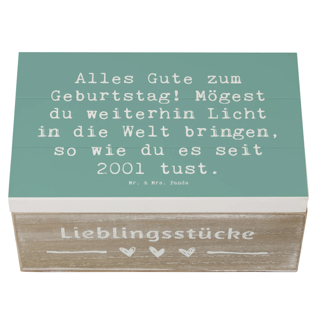 Holzkiste Spruch 2001 Geburtstag Licht Aufbewahrungsbox, Holzkiste, Erinnerungsbox, Kiste, Truhe, Geschenkbox, Erinnerungskiste, XXL, Schatulle, Schatzkiste, Geschenkdose, Dekokiste, Geburtstag, Geburtstagsgeschenk, Geschenk