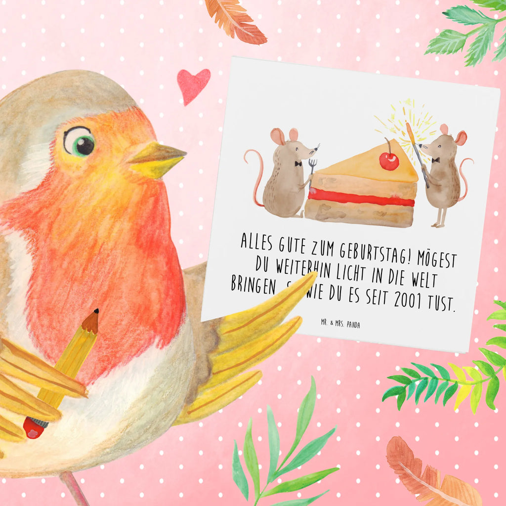 Deluxe Card Alles Gute zum Geburtstag! Mögest du weiterhin Licht in die Welt bringen, so wie du es seit 2001 tust. Karte, Grußkarte, Klappkarte, Einladungskarte, Glückwunschkarte, Hochzeitskarte, Geburtstagskarte, Hochwertige Grußkarte, Hochwertige Klappkarte, Geburtstag, Geburtstagsgeschenk, Geschenk